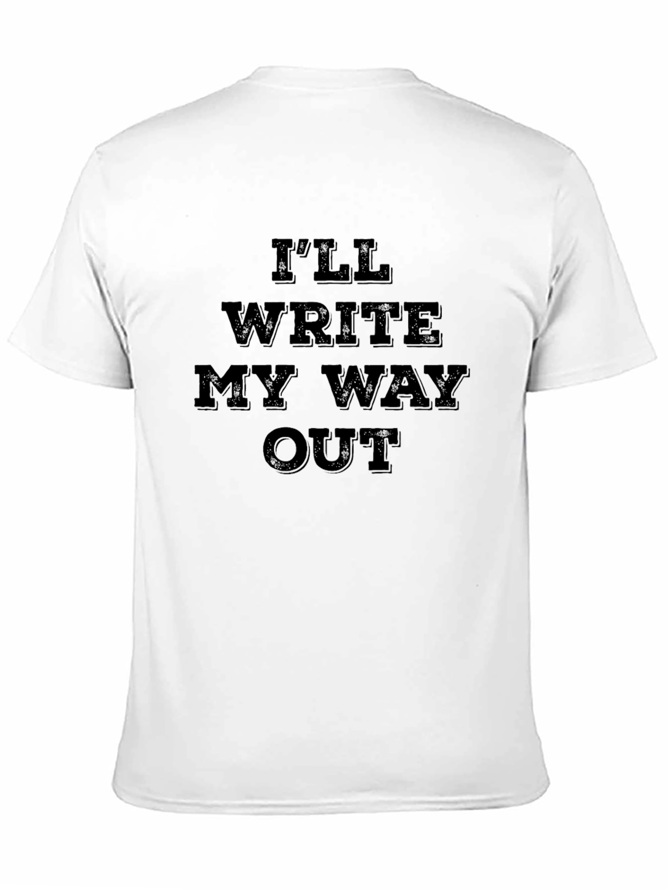 Write My Way Out Black Graphic Tee