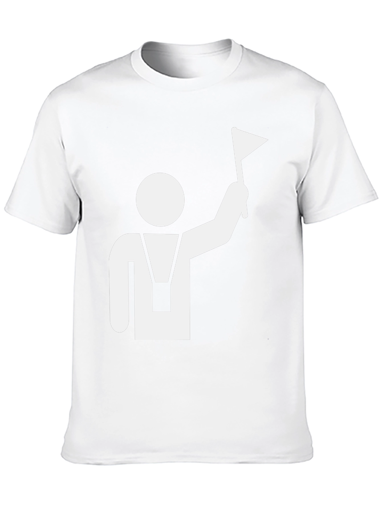 Guide T-Shirt - Black with White Graphic