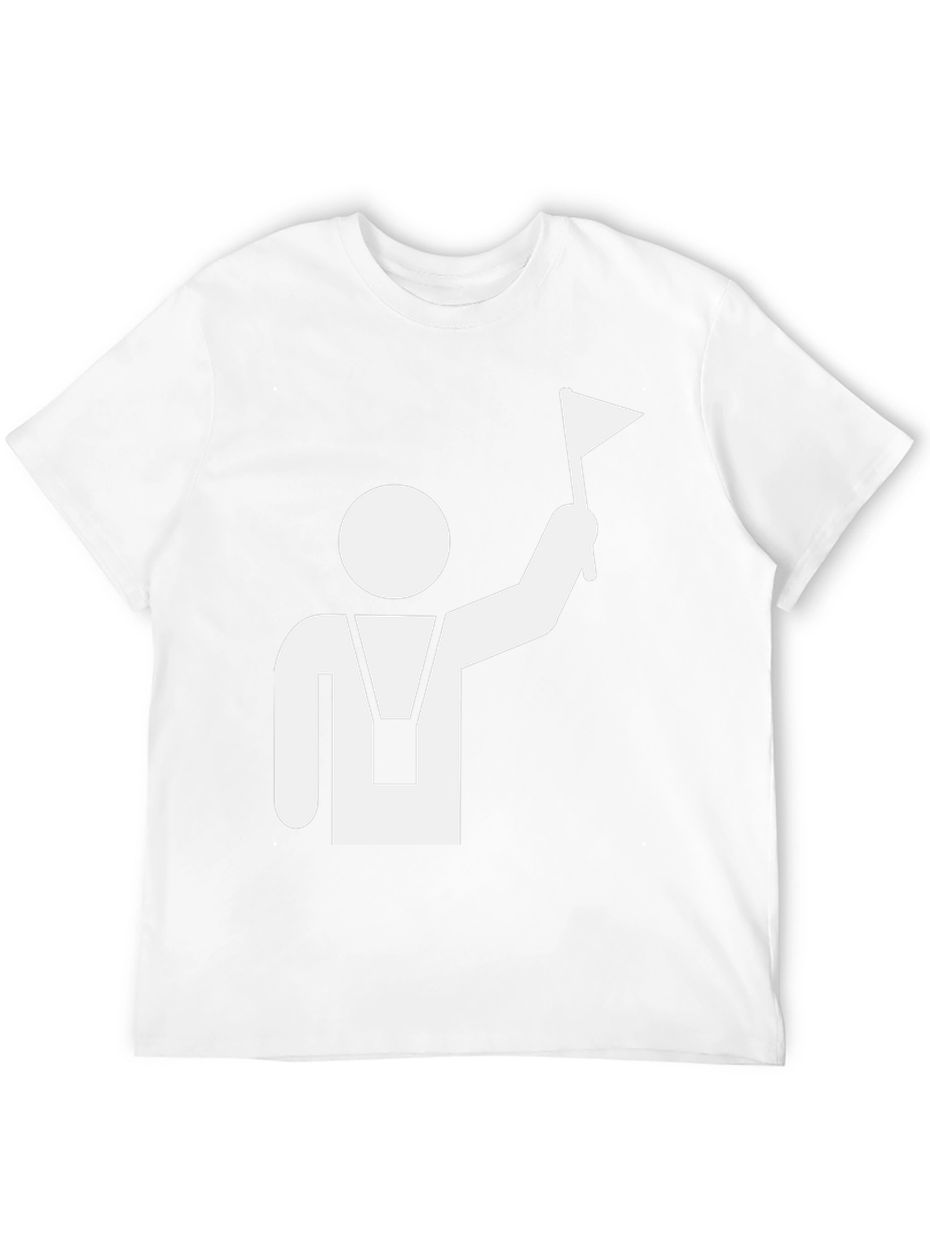 Guide T-Shirt - Black with White Graphic