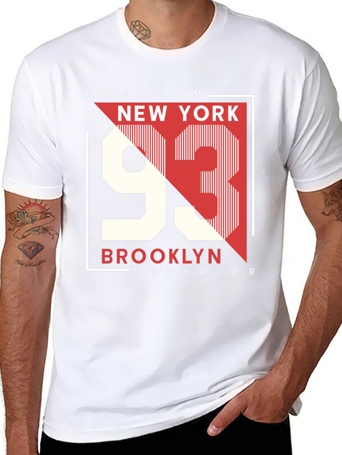 New York Brooklyn 93 Premium Graphic T-Shirt