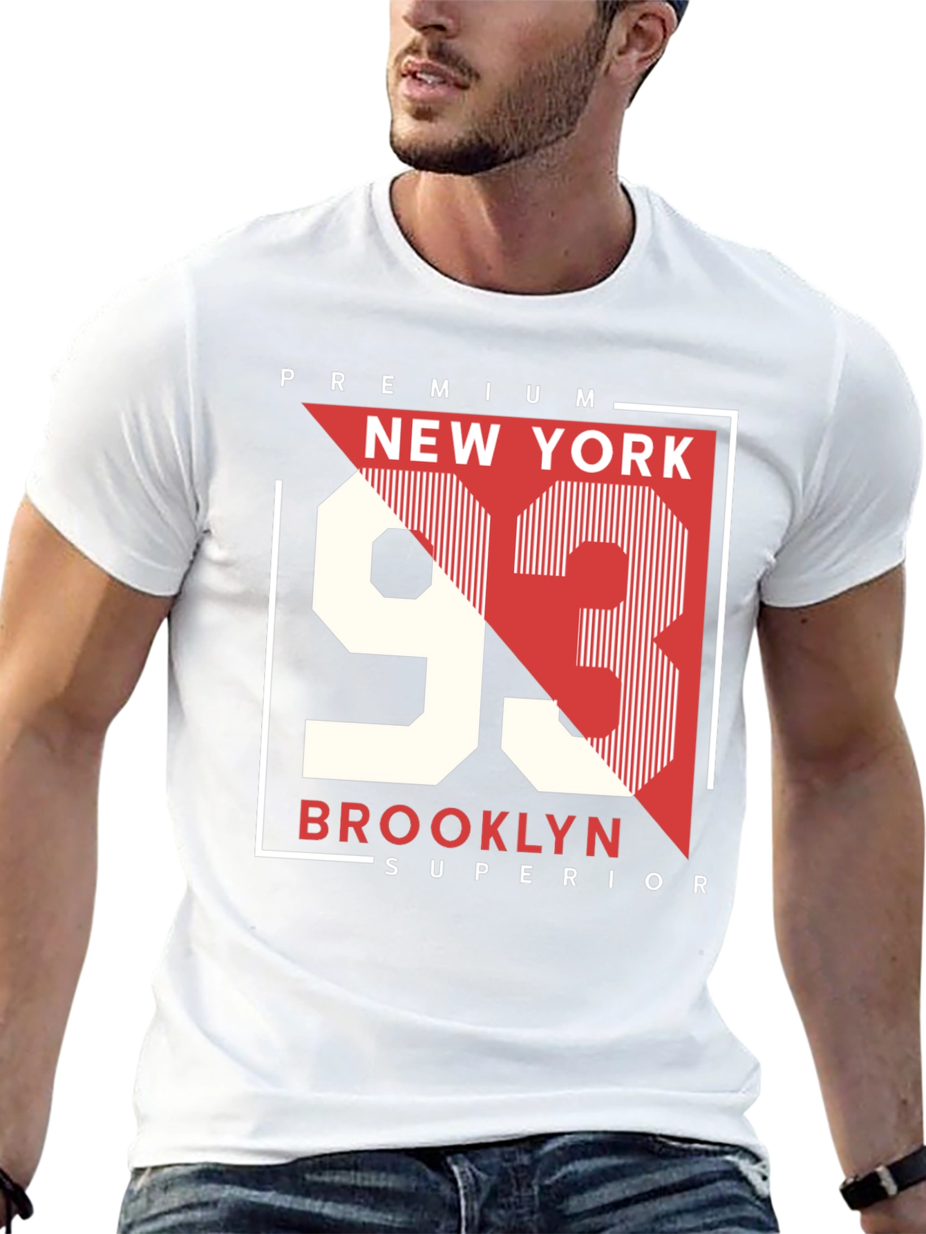 New York Brooklyn 93 Premium Graphic T-Shirt