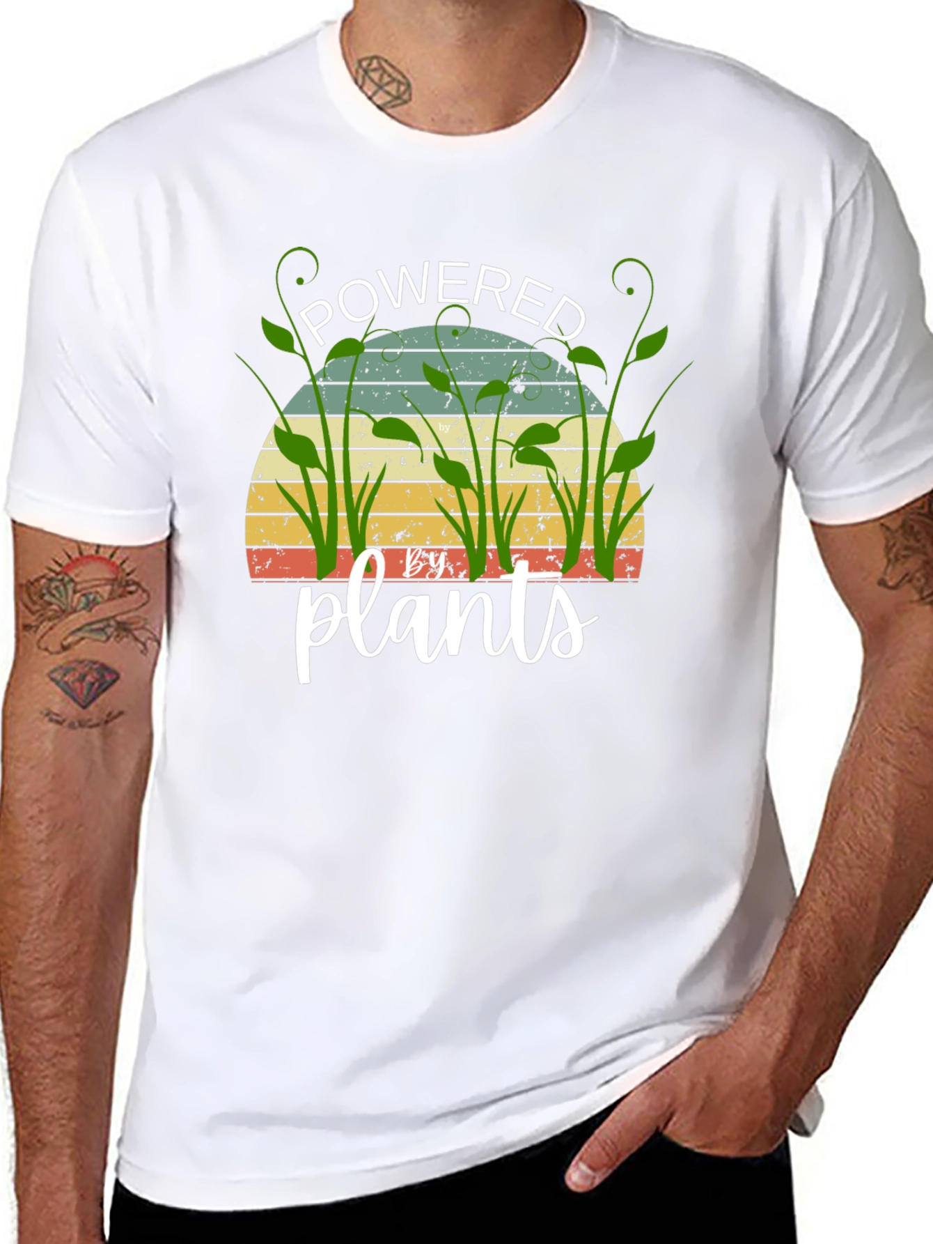 Powered by Plants Graphic Tee - Vegan T-Shirt