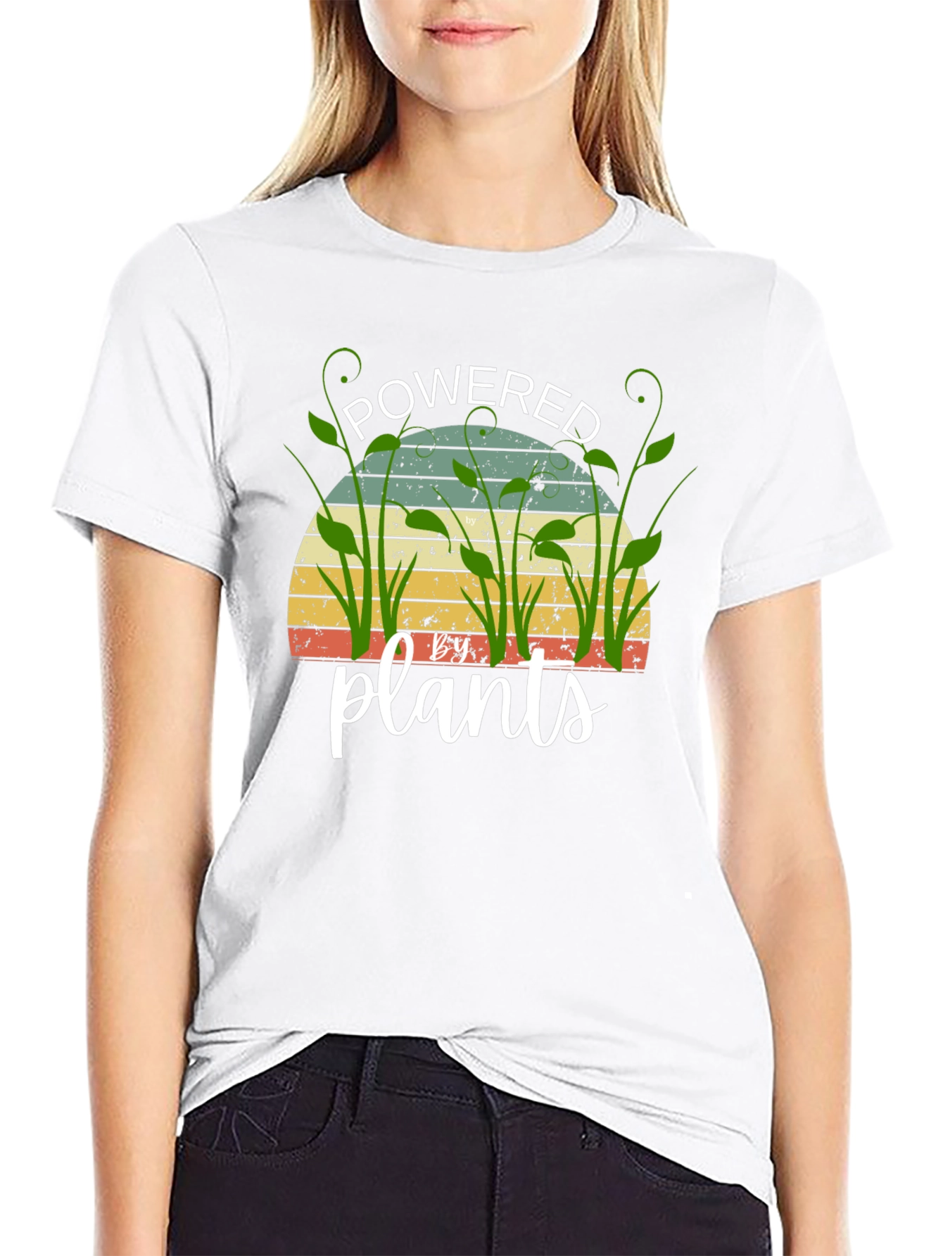 Powered by Plants Graphic Tee - Vegan T-Shirt