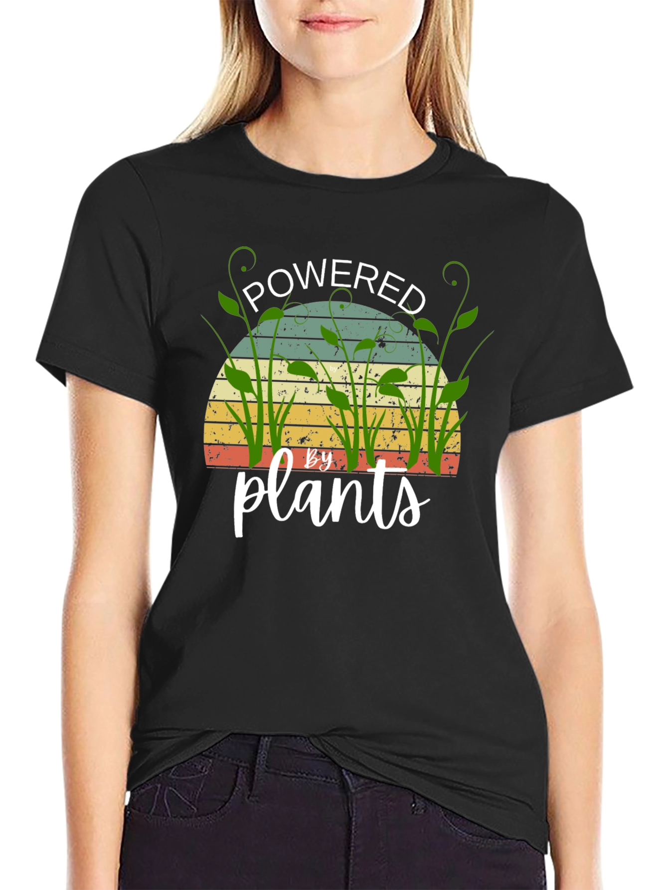 Powered by Plants Graphic Tee - Vegan T-Shirt