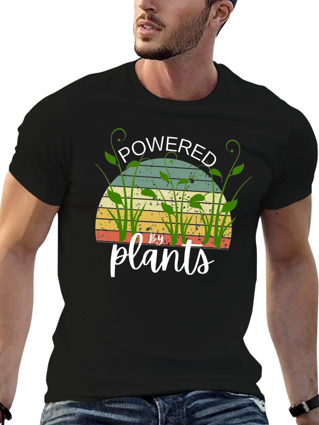 Powered by Plants Graphic Tee - Vegan T-Shirt