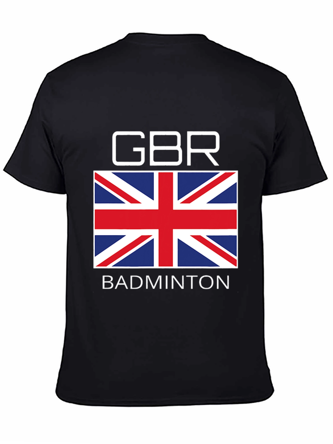 GBR Badminton T-Shirt Union Jack Design