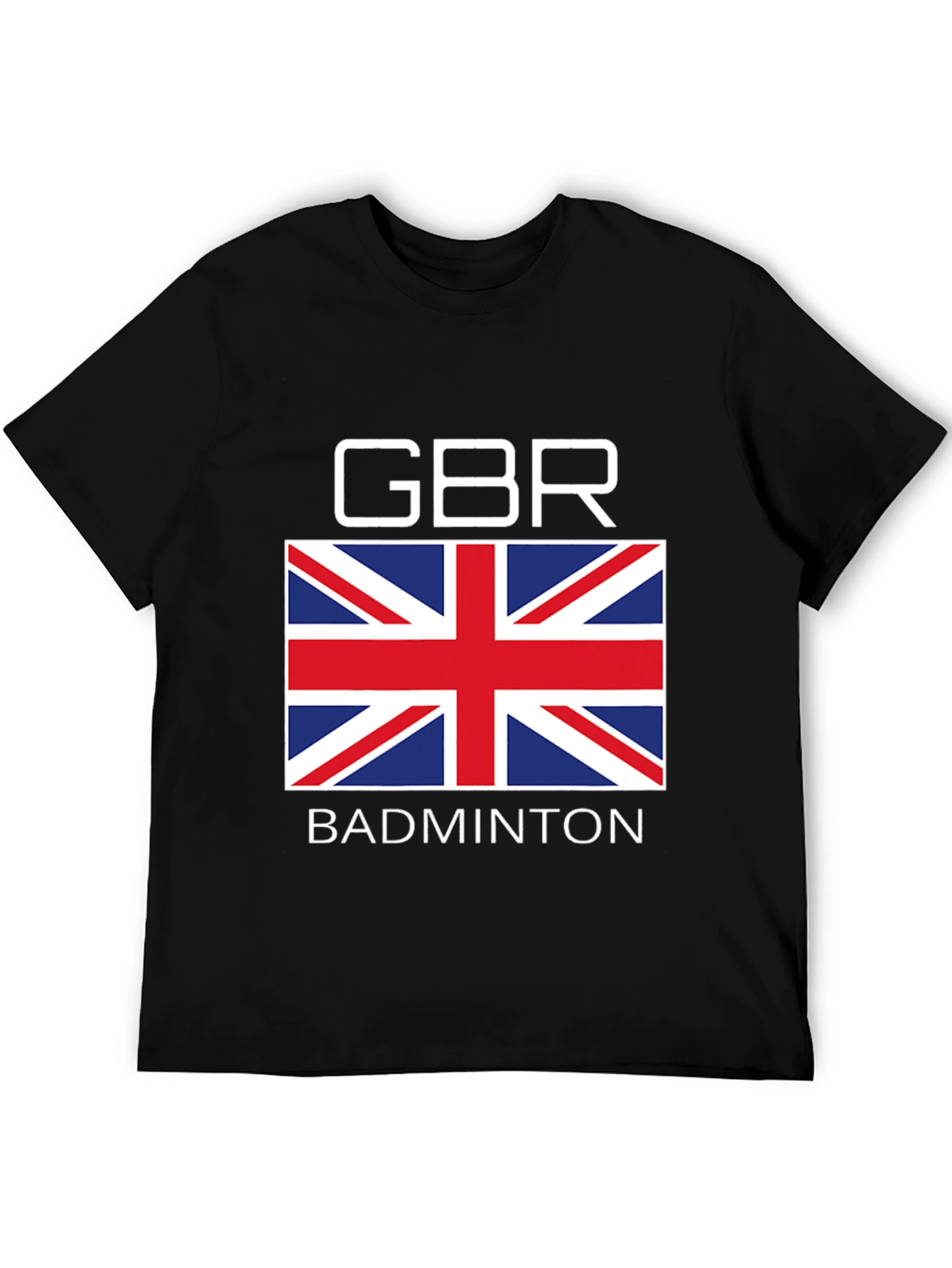 GBR Badminton T-Shirt Union Jack Design
