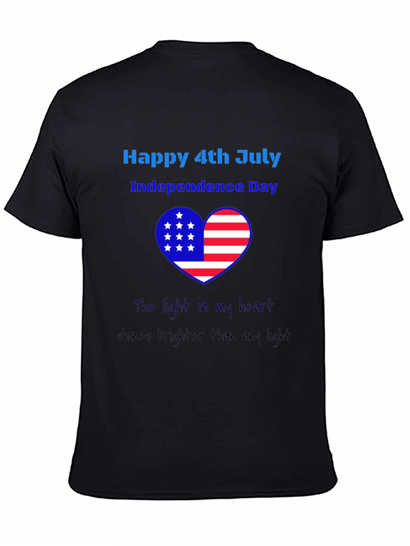 Patriotic 4th of July Heart T-Shirt