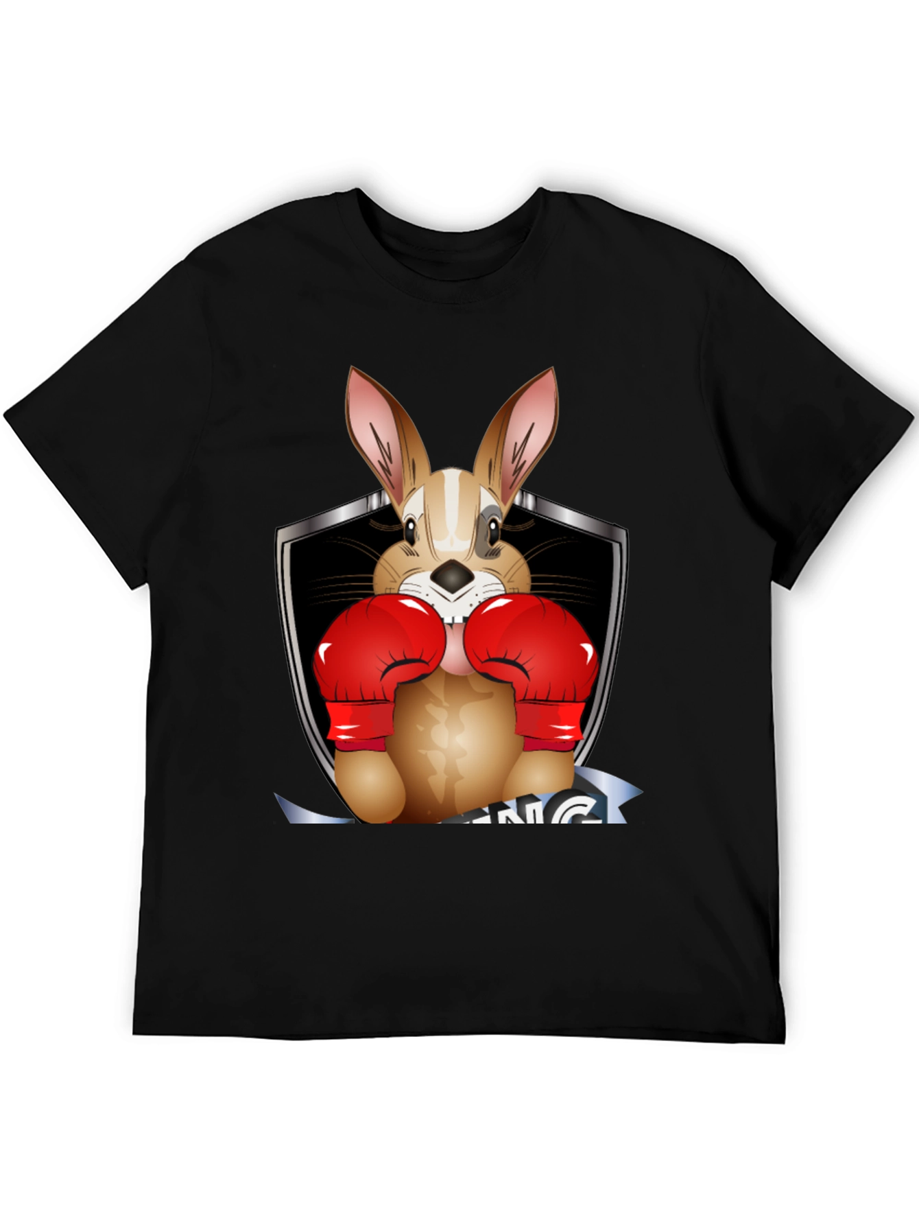 Boxing Bunny Graphic T-Shirt