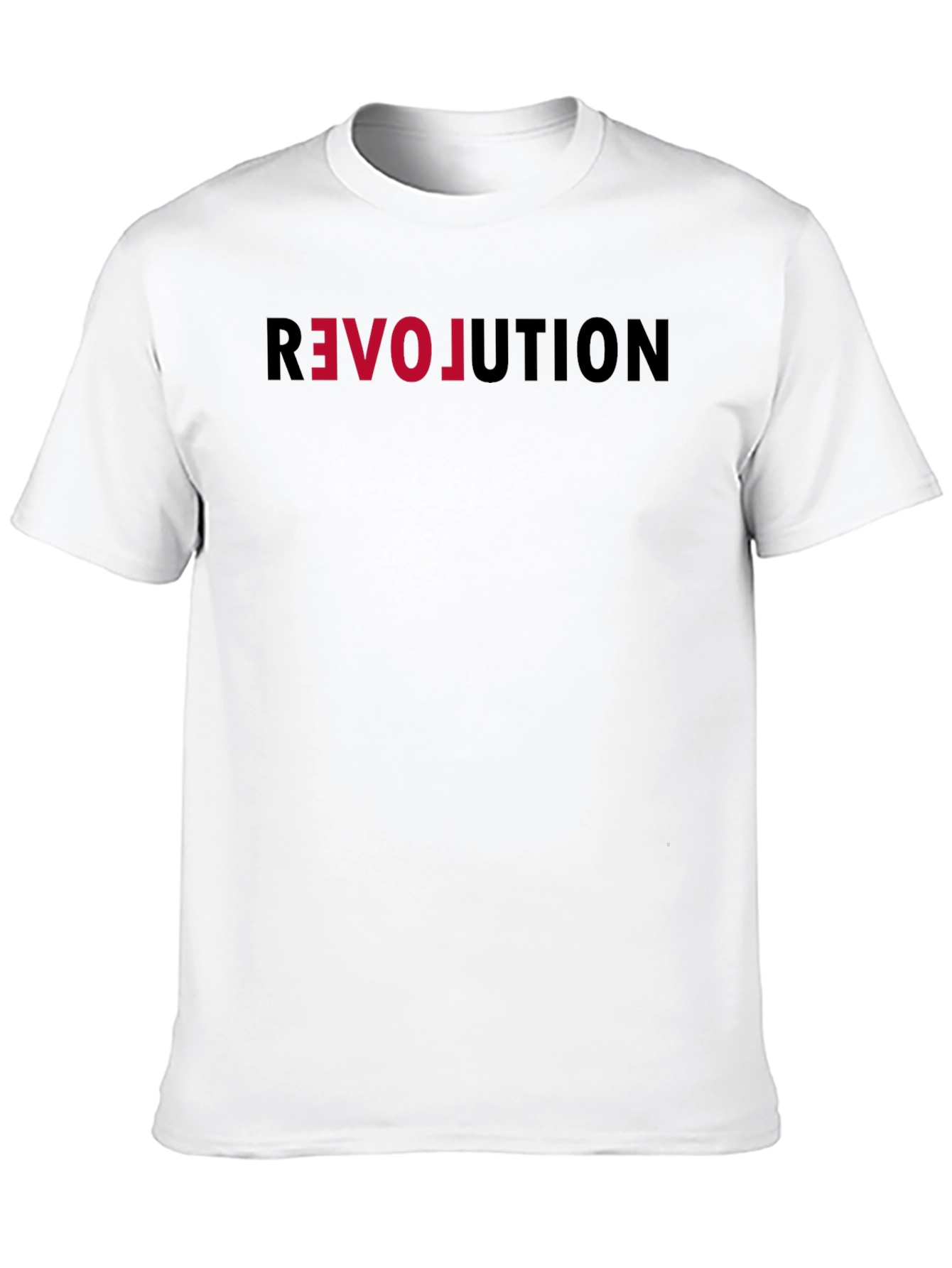 Revolution Graphic Tee - Black Cotton T-Shirt