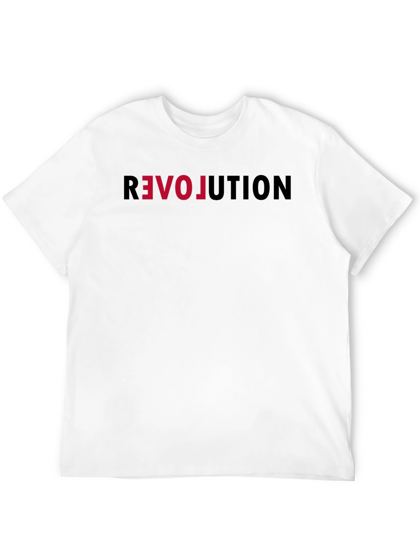 Revolution Graphic Tee - Black Cotton T-Shirt