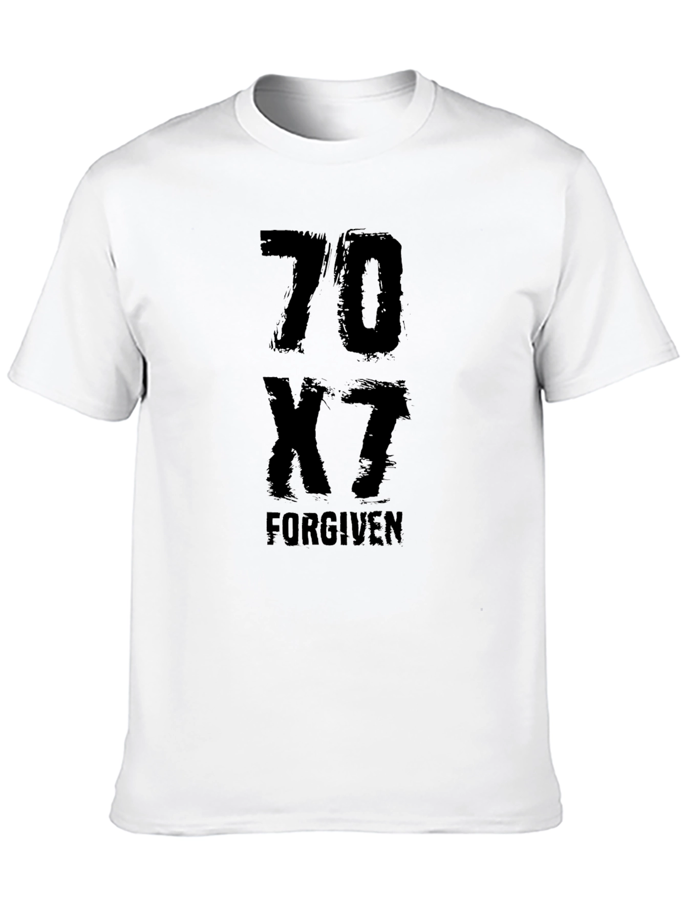 70x7 Forgiven Graphic T-Shirt - Black