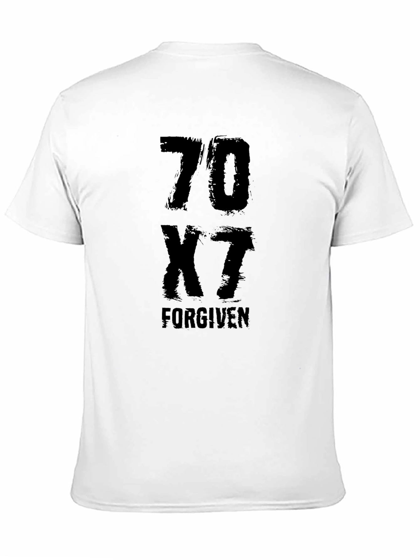 70x7 Forgiven Graphic T-Shirt - Black