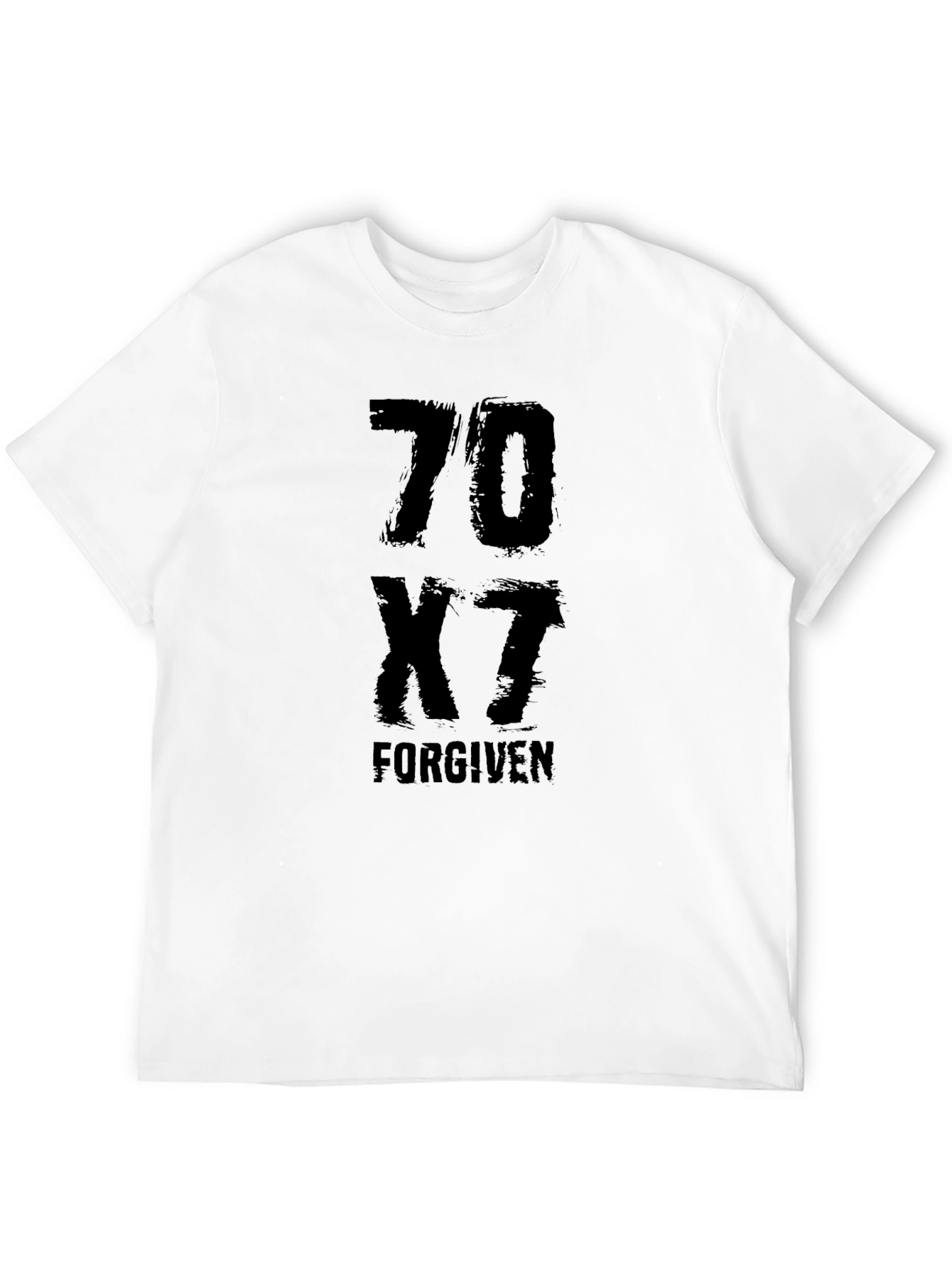 70x7 Forgiven Graphic T-Shirt - Black