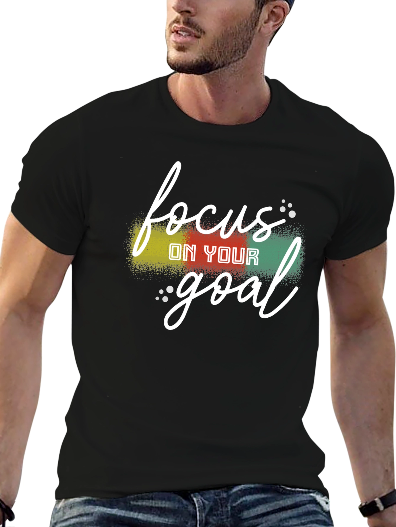 Focus On Your Goal T-Shirt - Motivational Tee