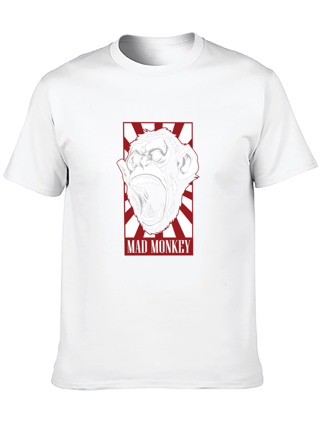 Mad Monkey Graphic Tee - Bold Black T-Shirt