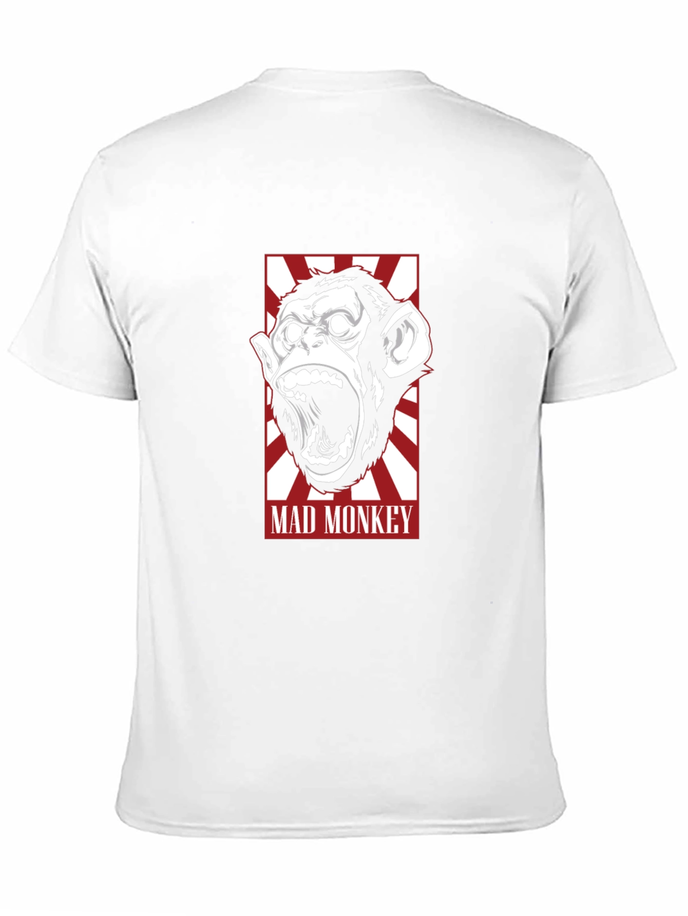 Mad Monkey Graphic Tee - Bold Black T-Shirt