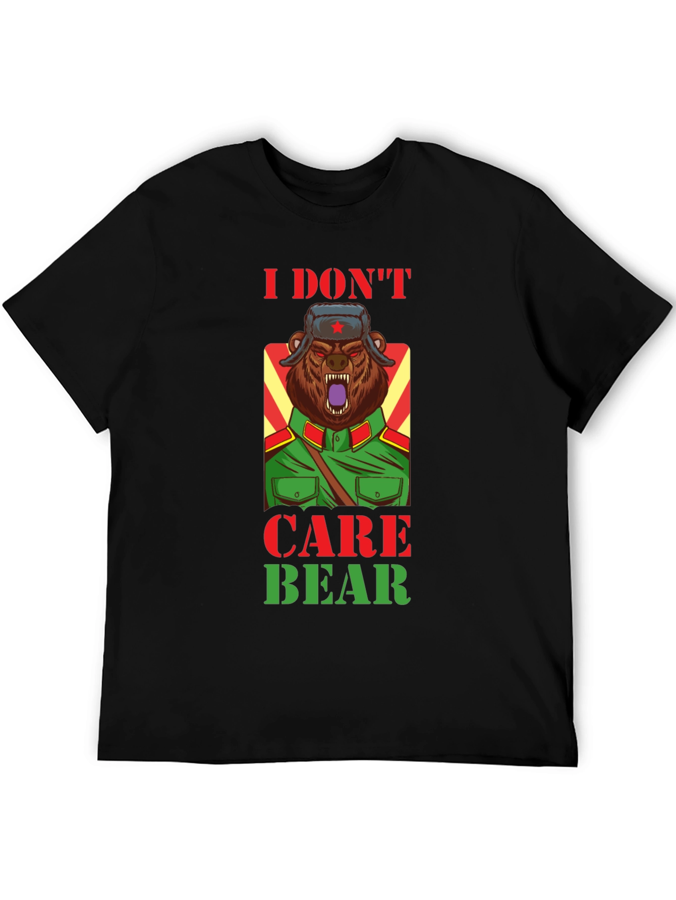 I Dont Care Bear T-Shirt - Sarcastic Graphic Tee