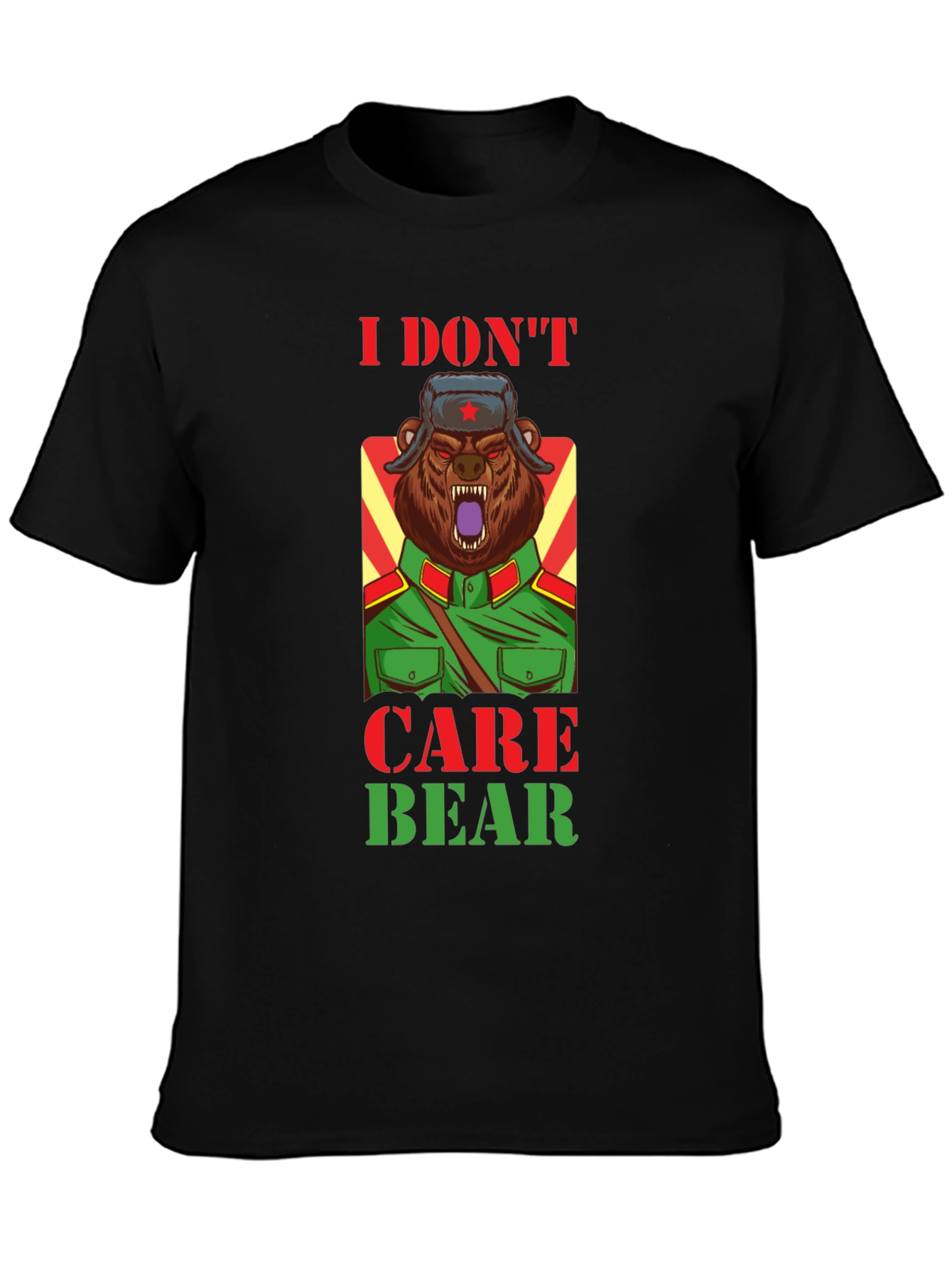 I Dont Care Bear T-Shirt - Sarcastic Graphic Tee
