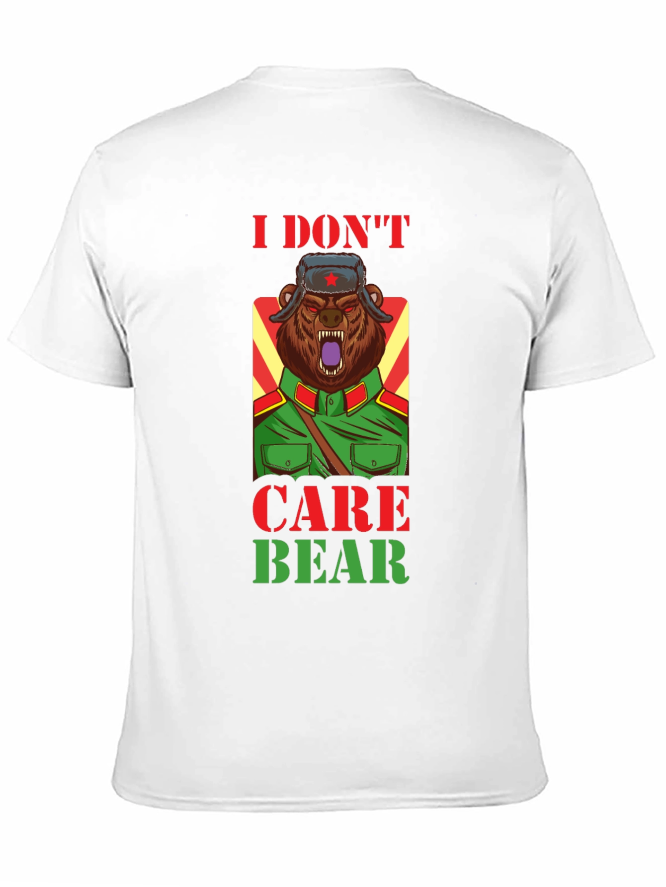 I Dont Care Bear T-Shirt - Sarcastic Graphic Tee