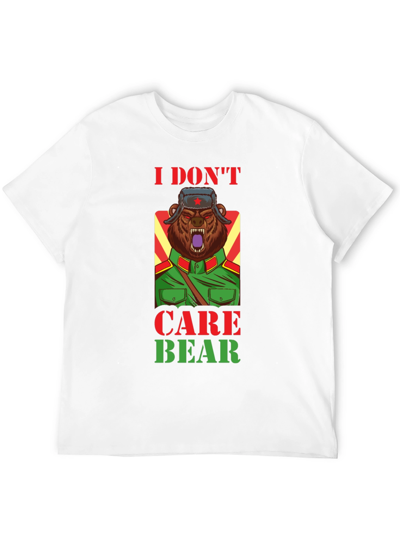 I Dont Care Bear T-Shirt - Sarcastic Graphic Tee