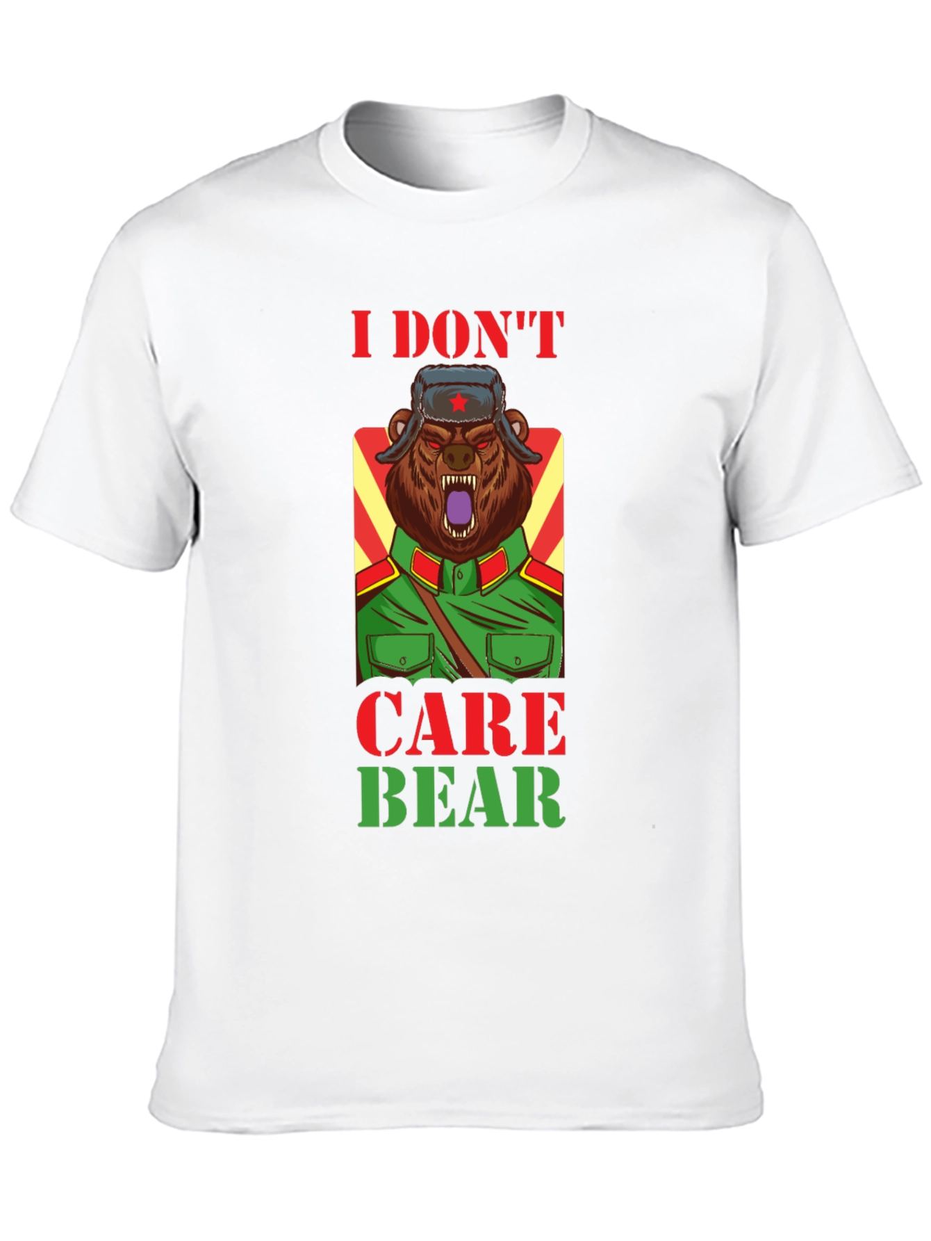 I Dont Care Bear T-Shirt - Sarcastic Graphic Tee
