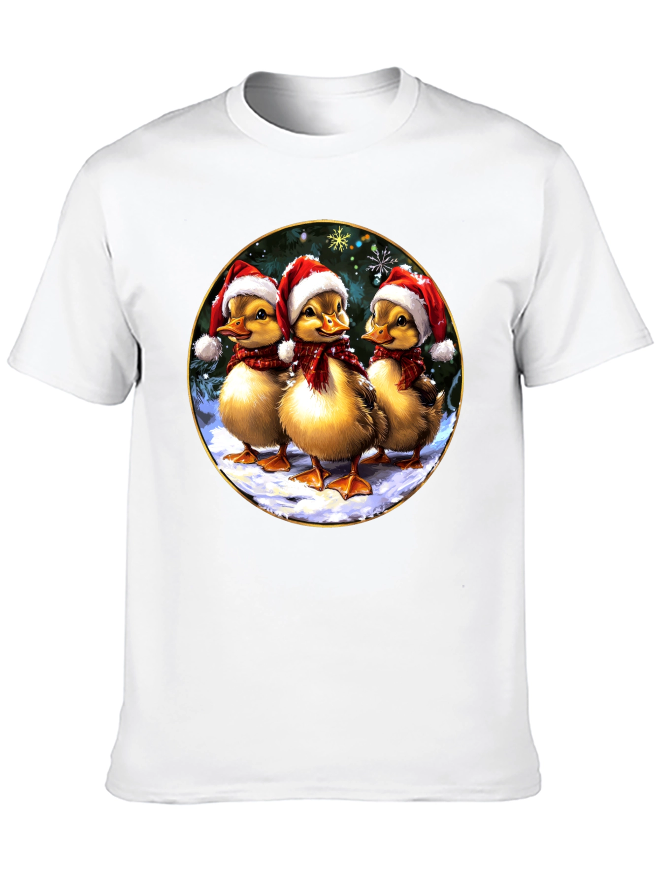 Festive Duckling Holiday T-Shirt