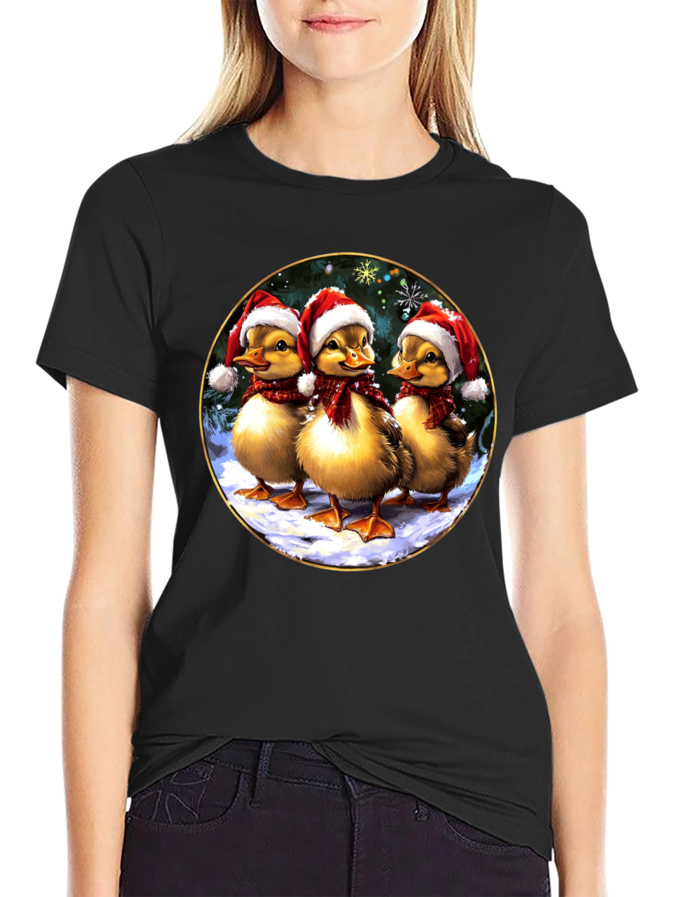 Festive Duckling Holiday T-Shirt