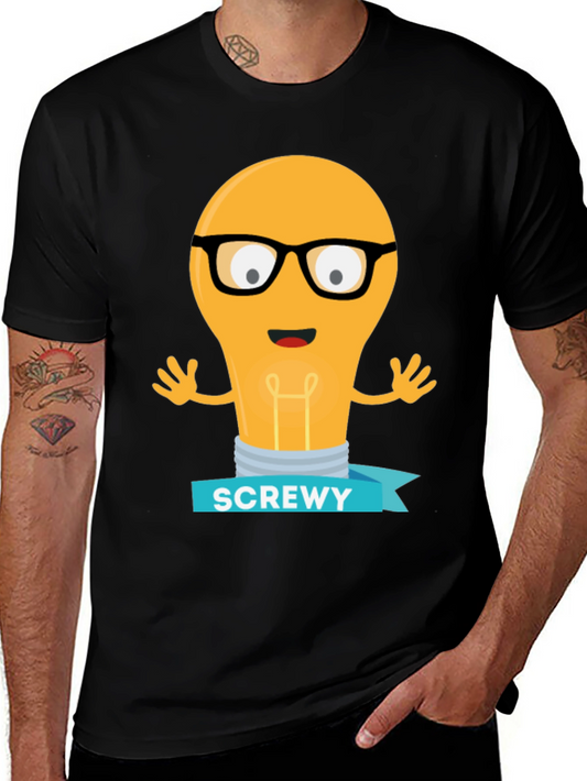 Screwy Light Bulb Graphic Tee
