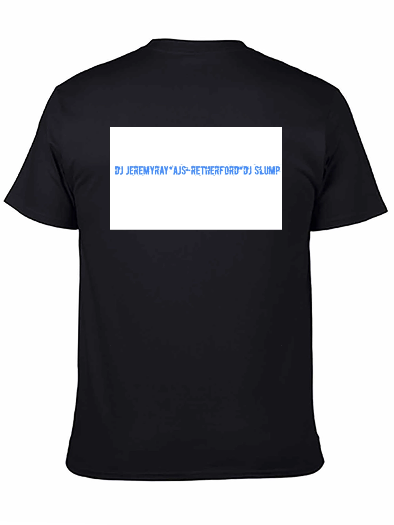 DJ Jeremyray Graphic Tee - Black Cotton T-Shirt