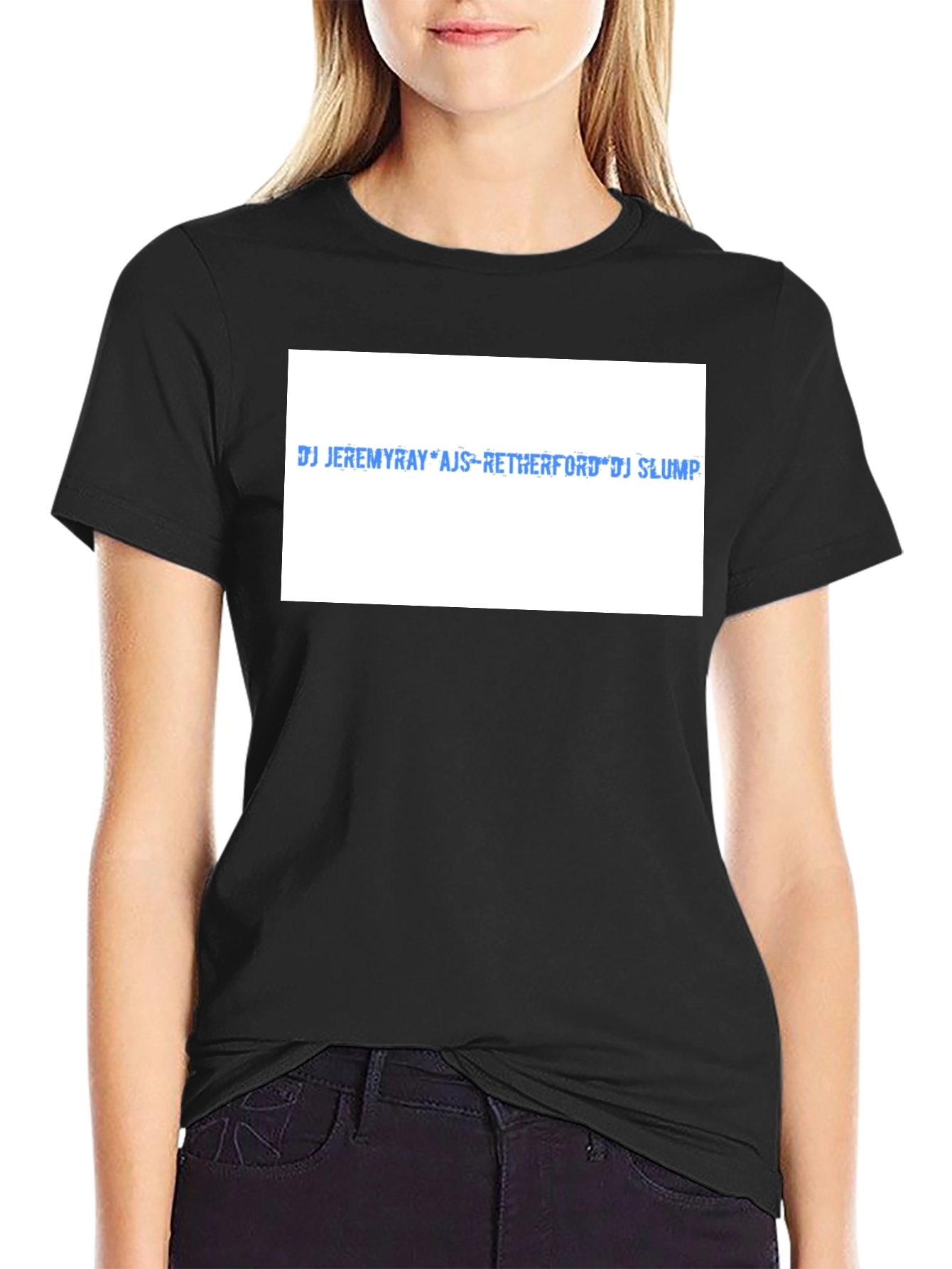 DJ Jeremyray Graphic Tee - Black Cotton T-Shirt