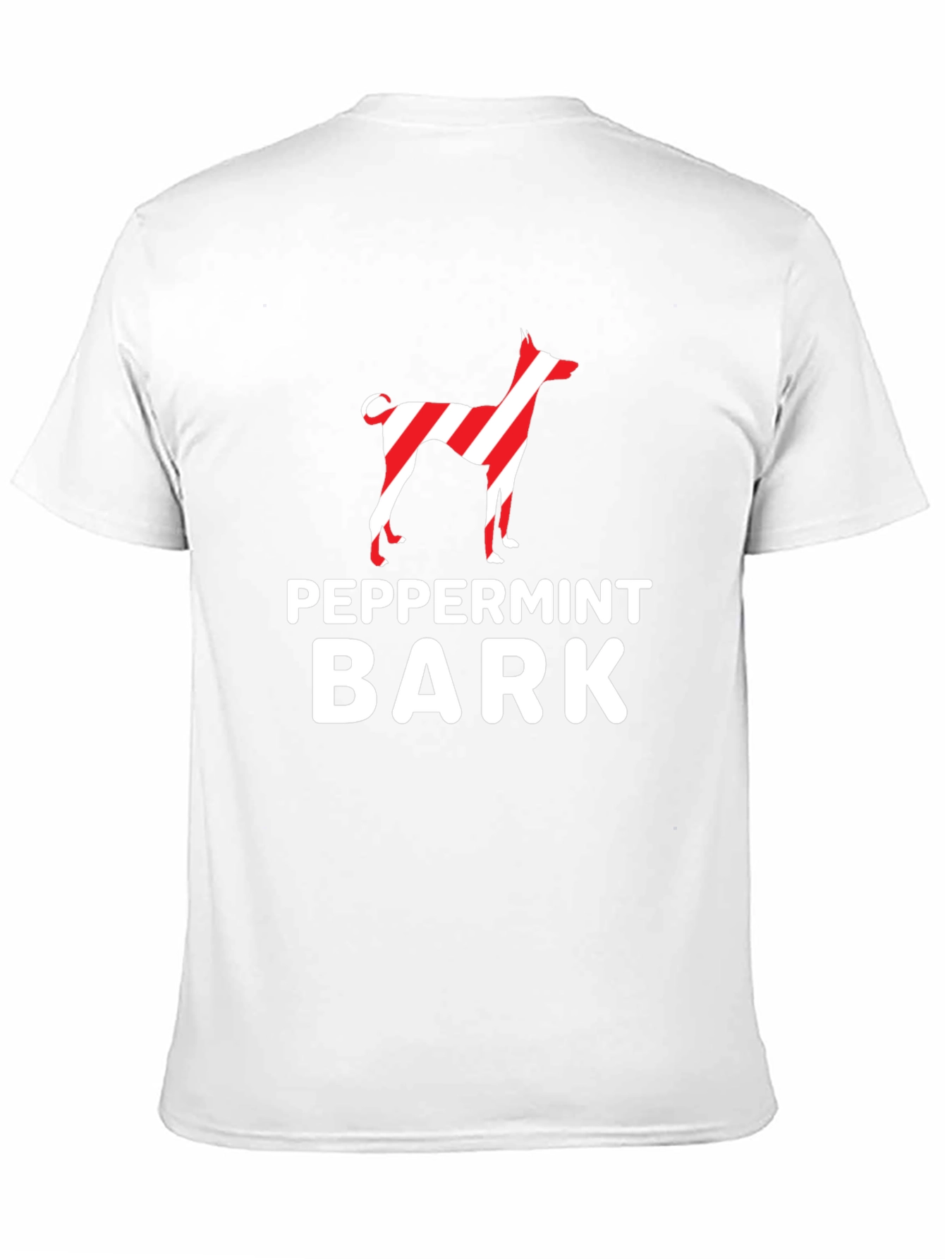 Peppermint Bark Dog Graphic Tee - Holiday Style