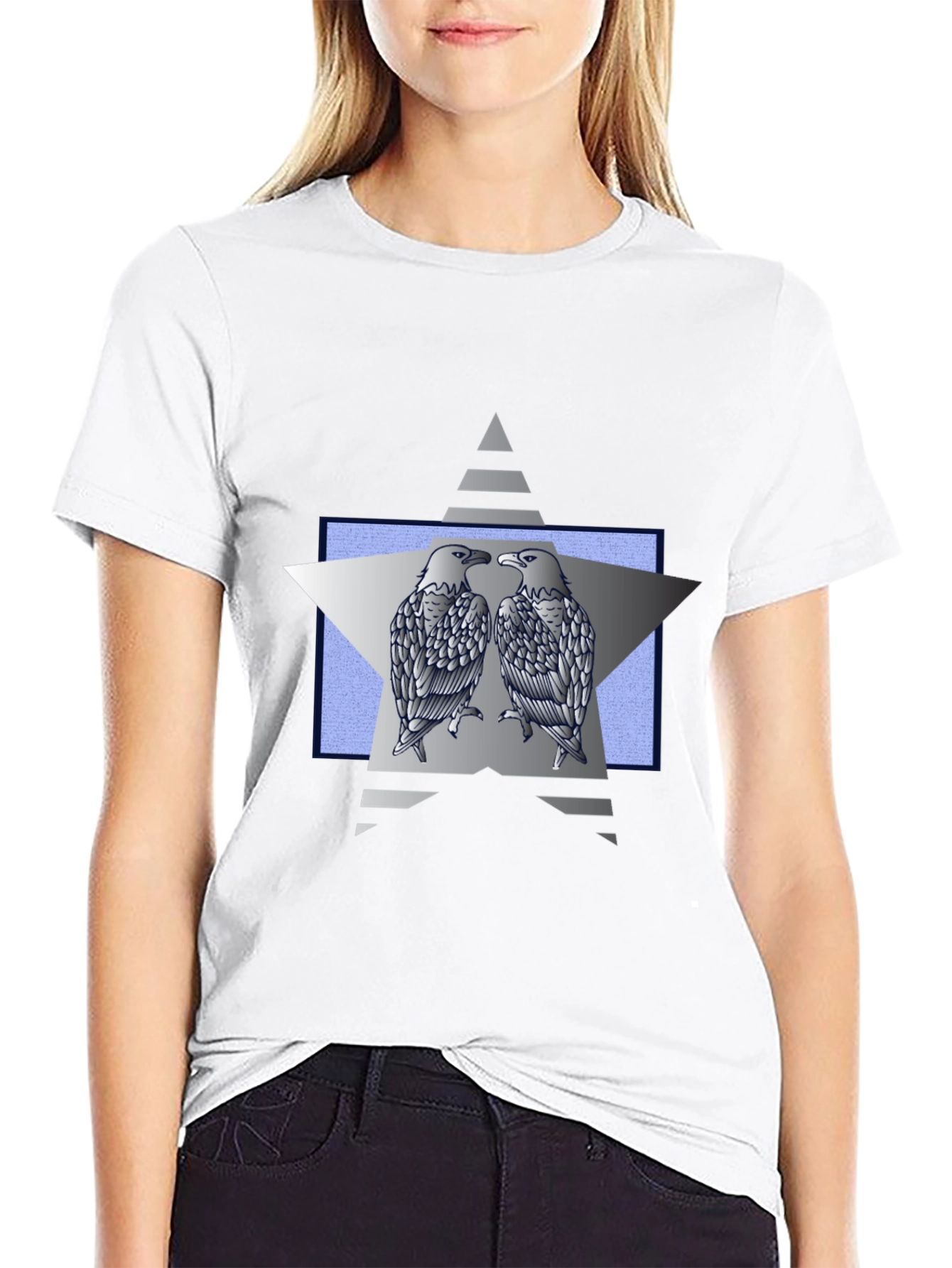 Eagle Star Graphic Tee - Black