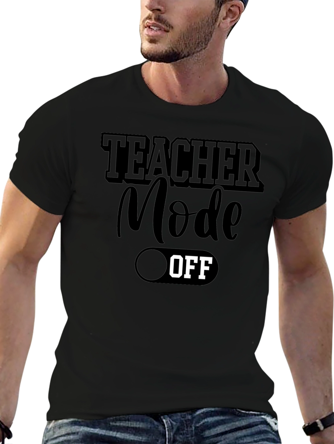 Teacher Mode OFF Graphic Tee - Relax & Recharge!