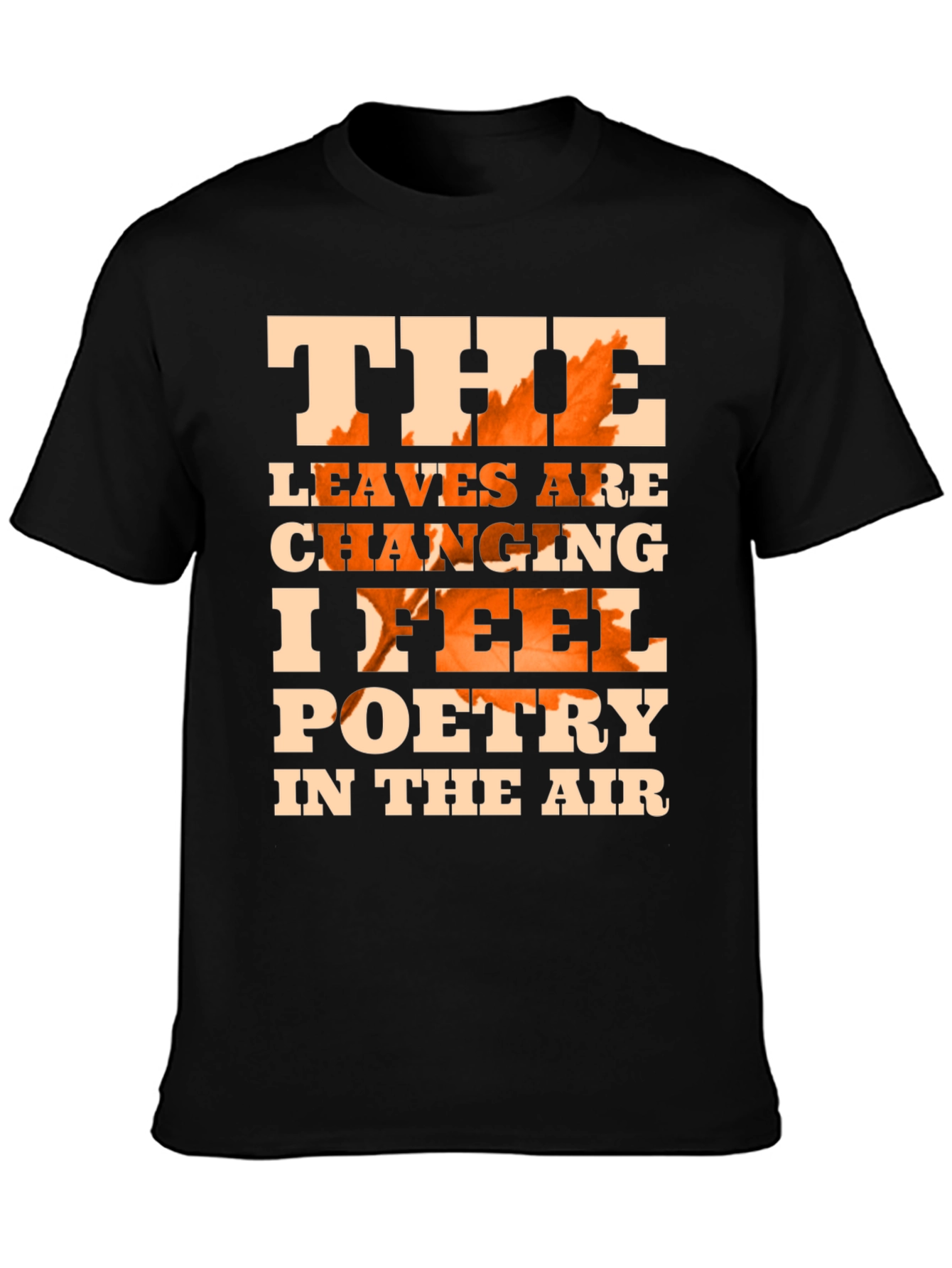 Fall Leaves Poetry Graphic T-Shirt