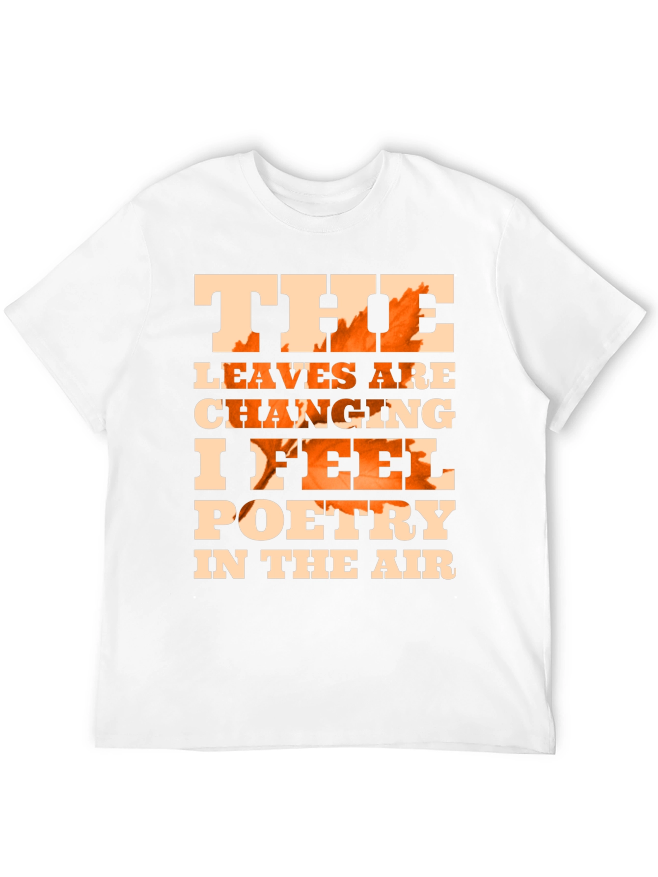 Fall Leaves Poetry Graphic T-Shirt