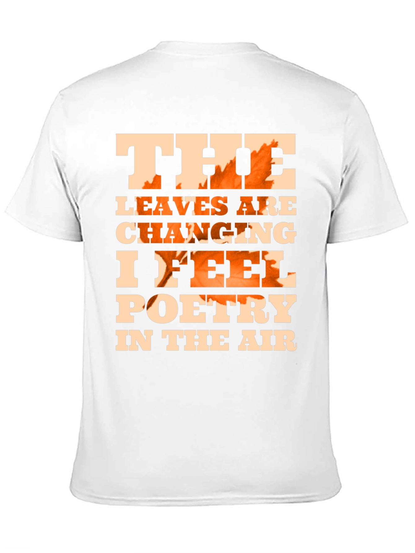 Fall Leaves Poetry Graphic T-Shirt