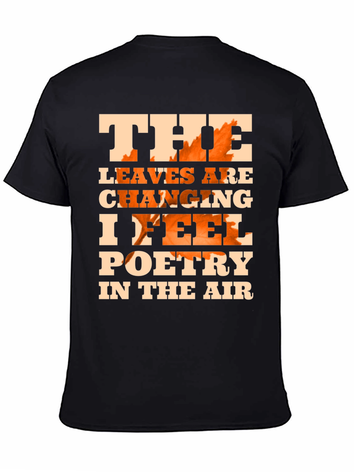 Fall Leaves Poetry Graphic T-Shirt