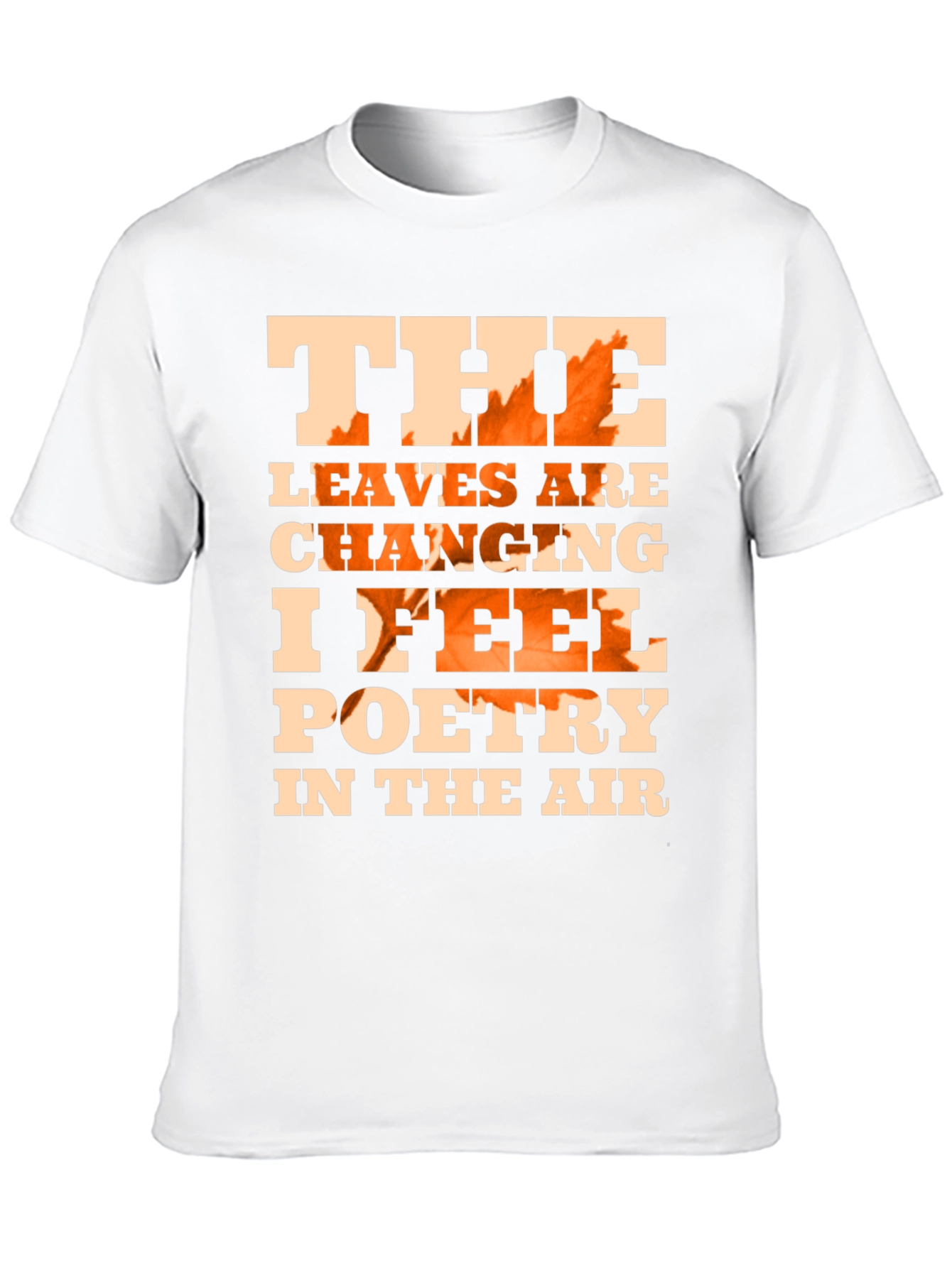 Fall Leaves Poetry Graphic T-Shirt