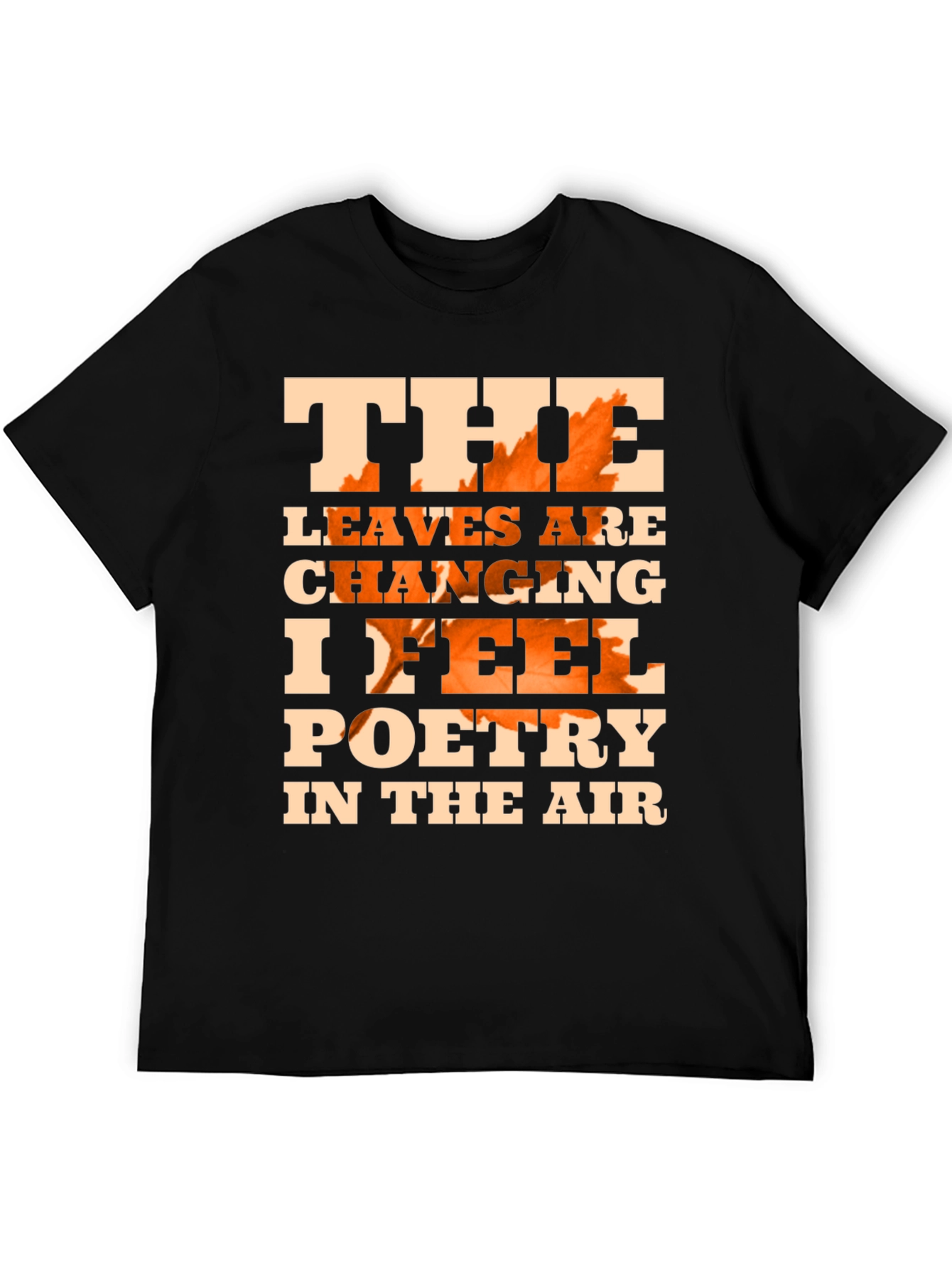 Fall Leaves Poetry Graphic T-Shirt