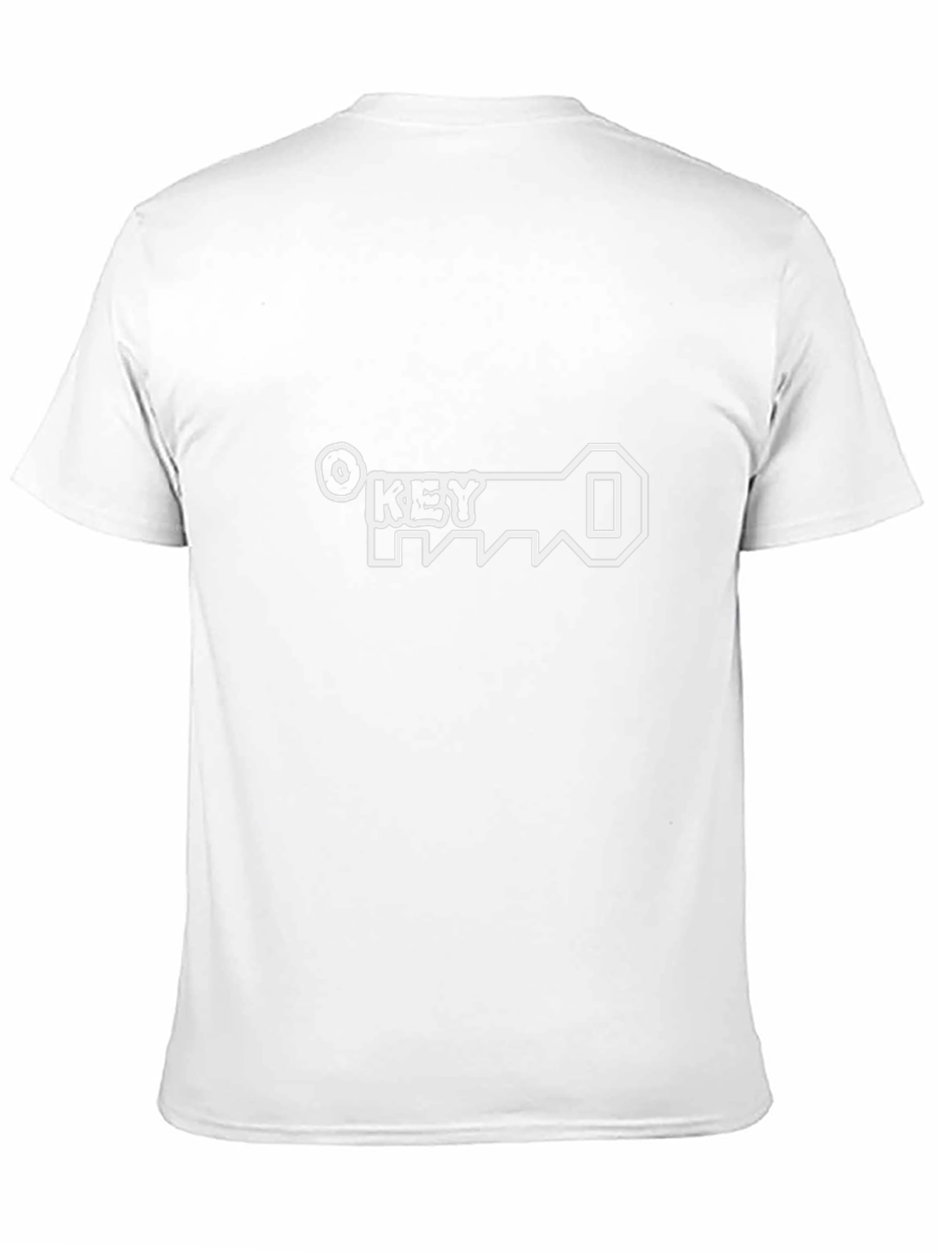 Black T-Shirt with Key Graphic