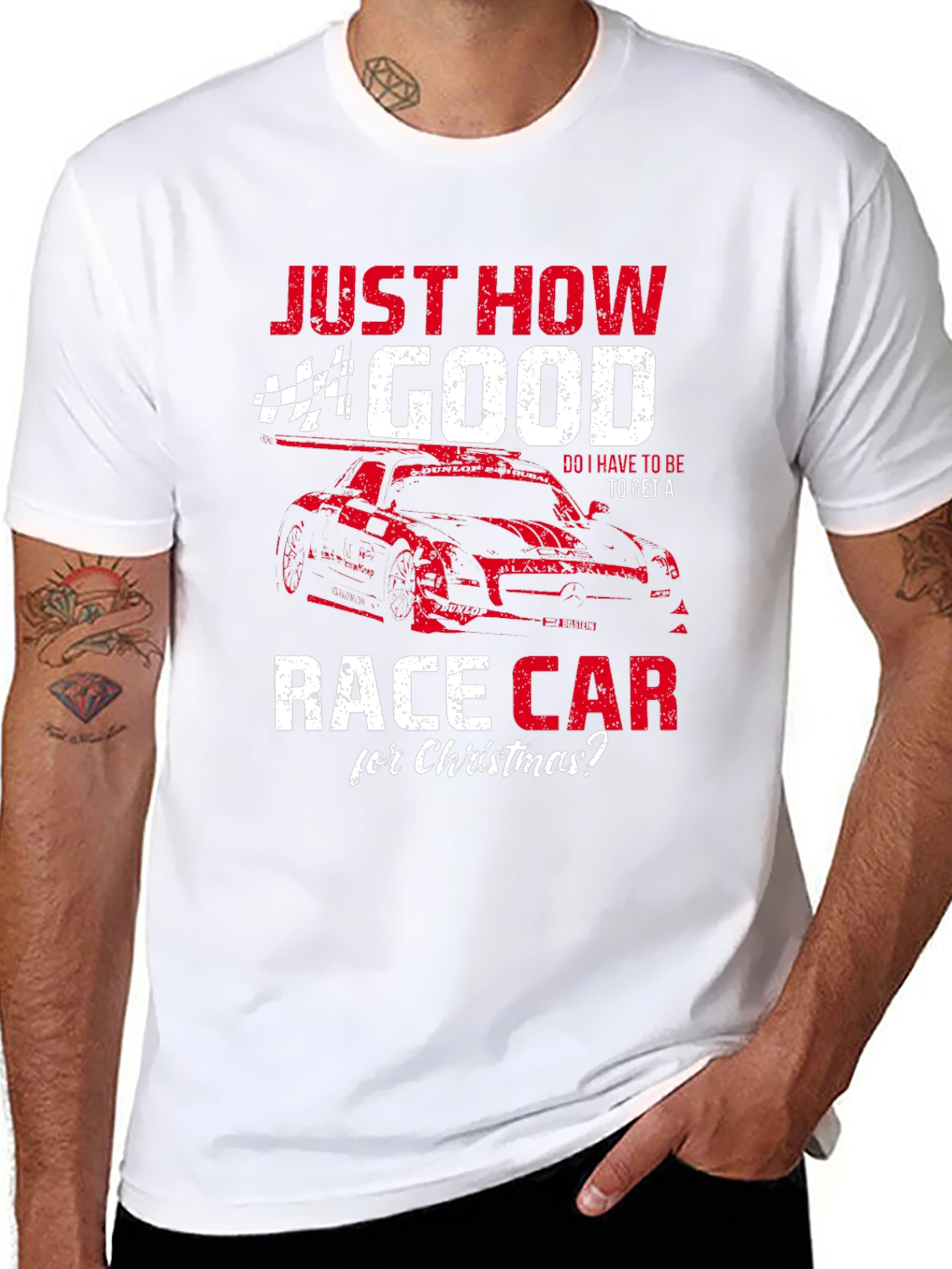 Just How Good Race Car Christmas T-Shirt