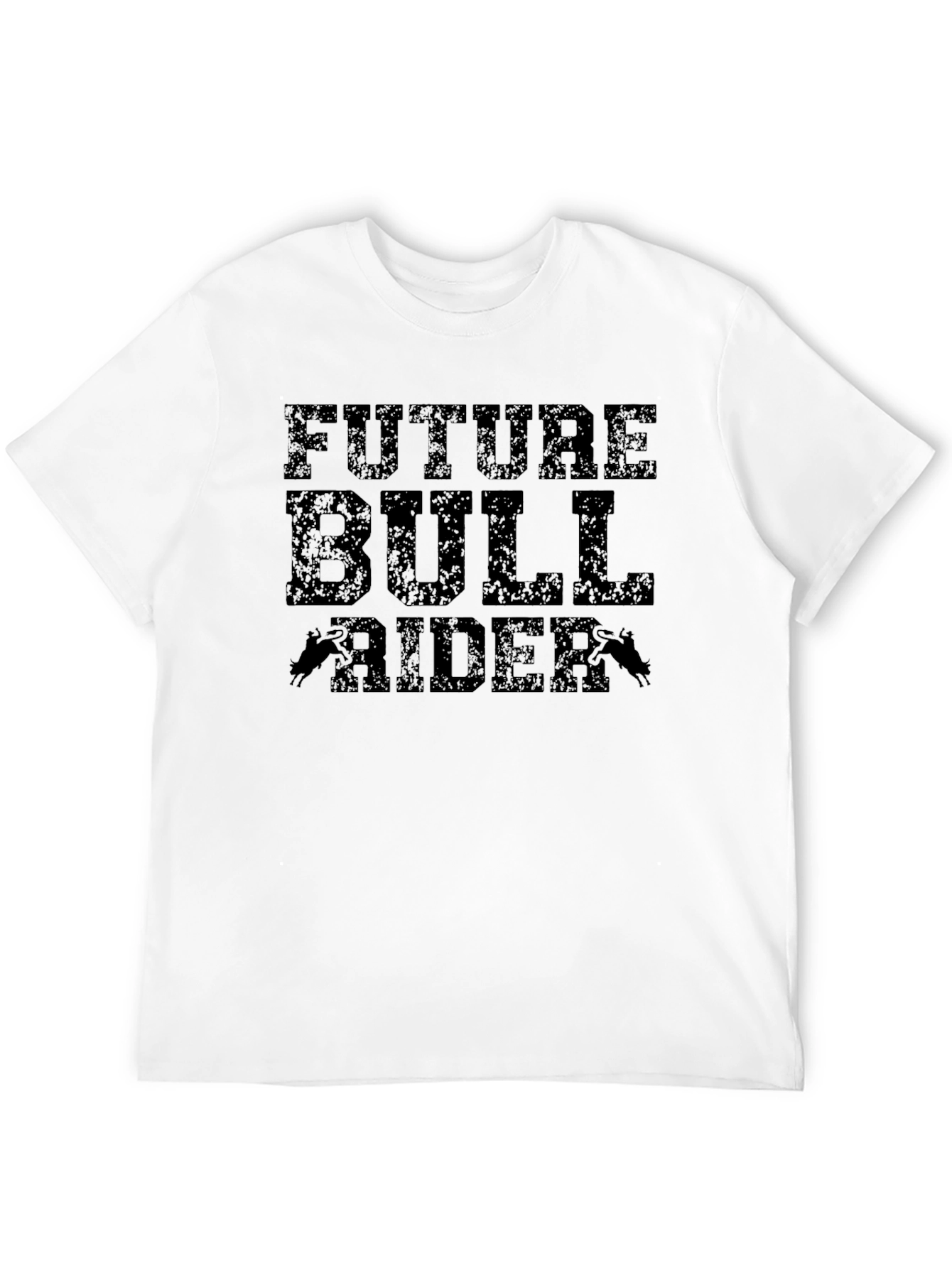 Future Bull Rider Black Graphic Tee