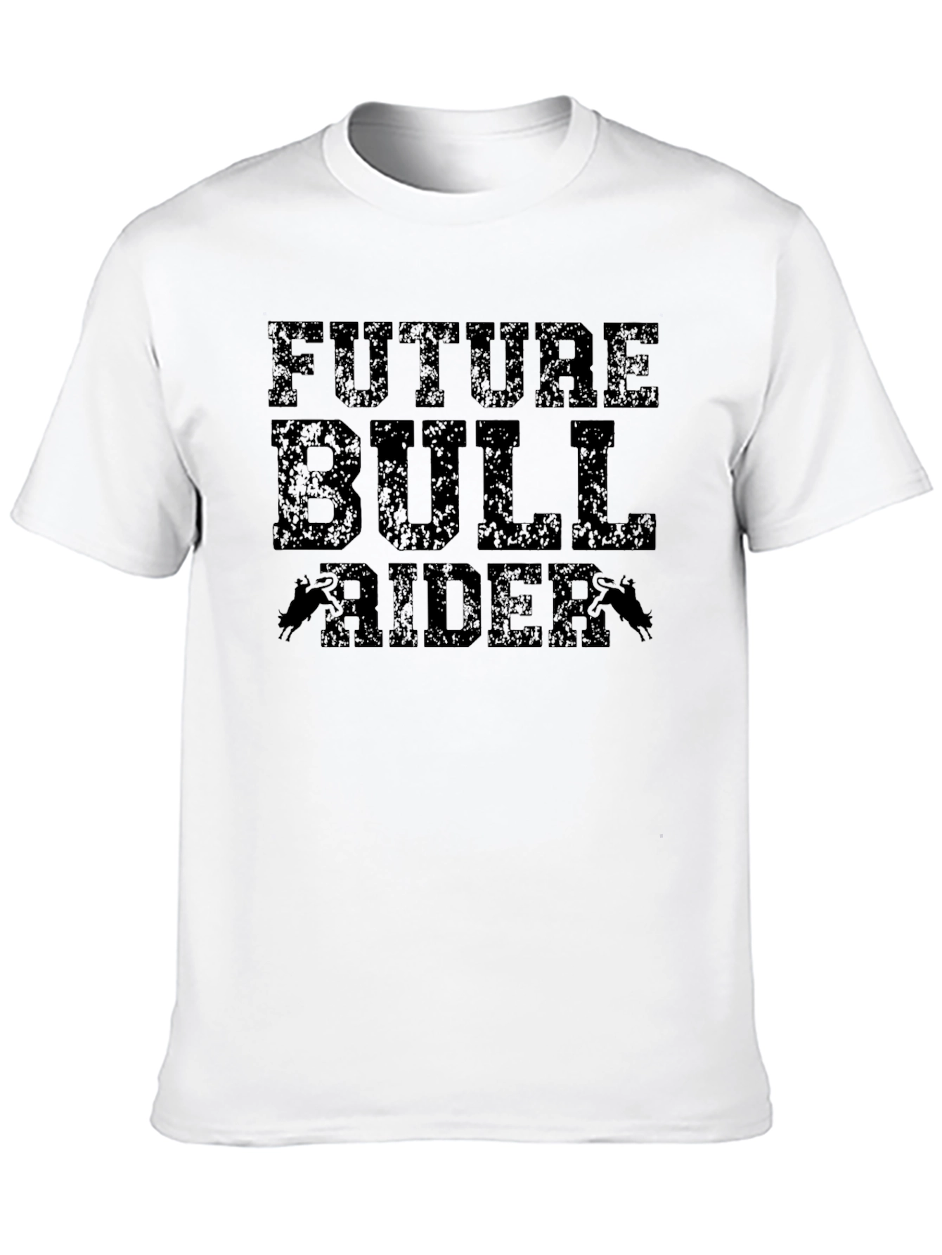 Future Bull Rider Black Graphic Tee