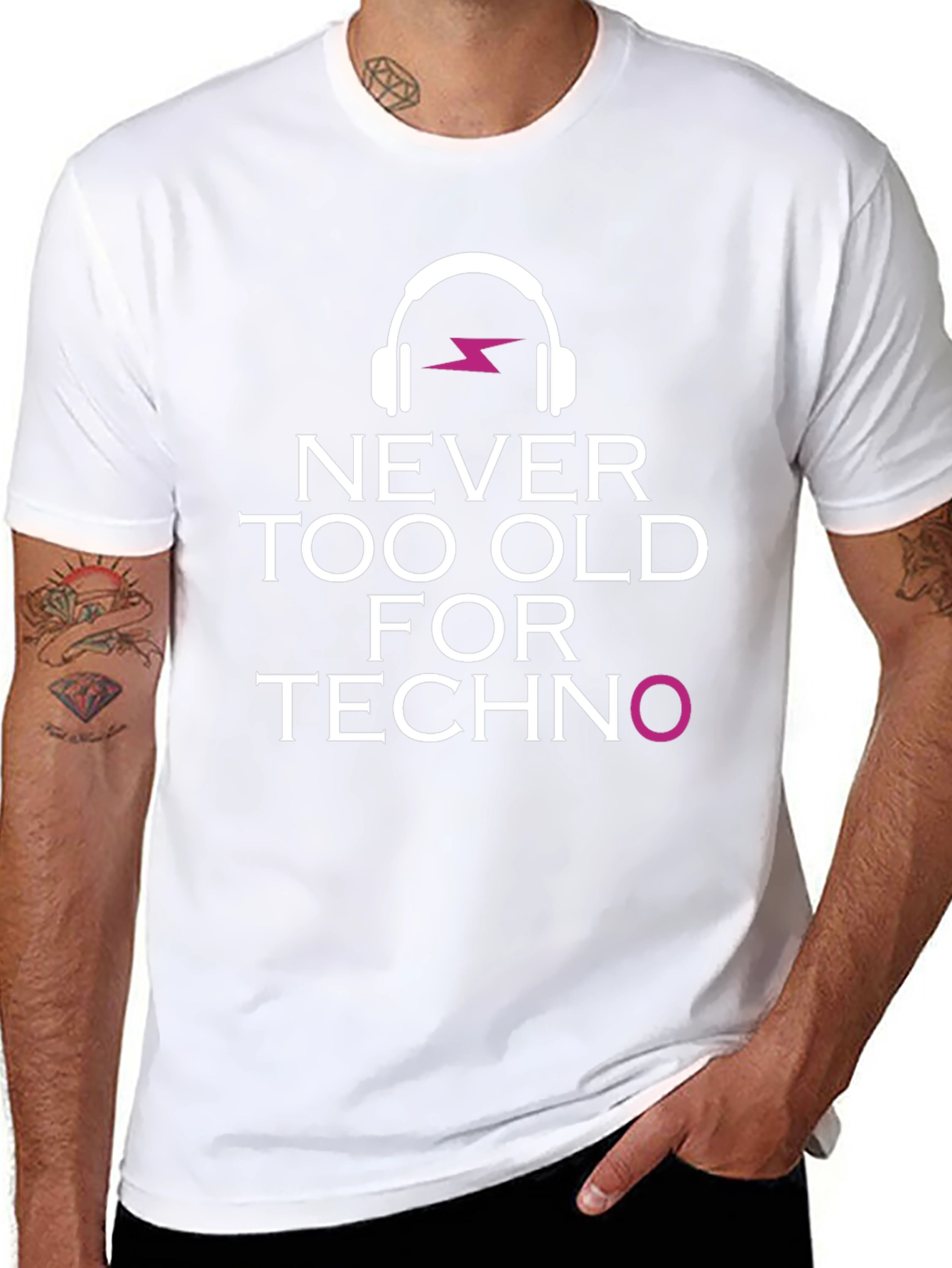 Never Too Old for Techno T-Shirt