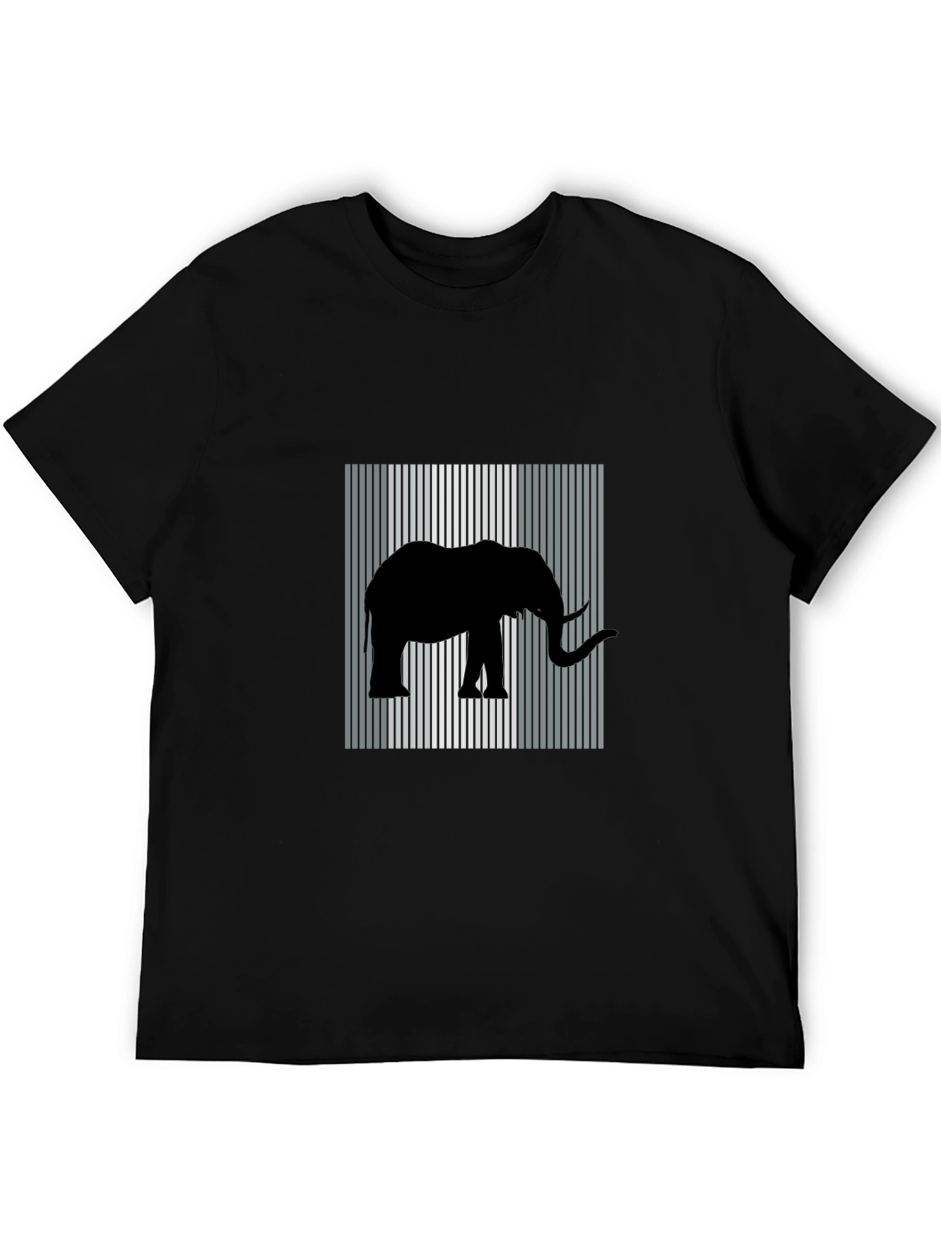 Elephant Silhouette Graphic T-Shirt