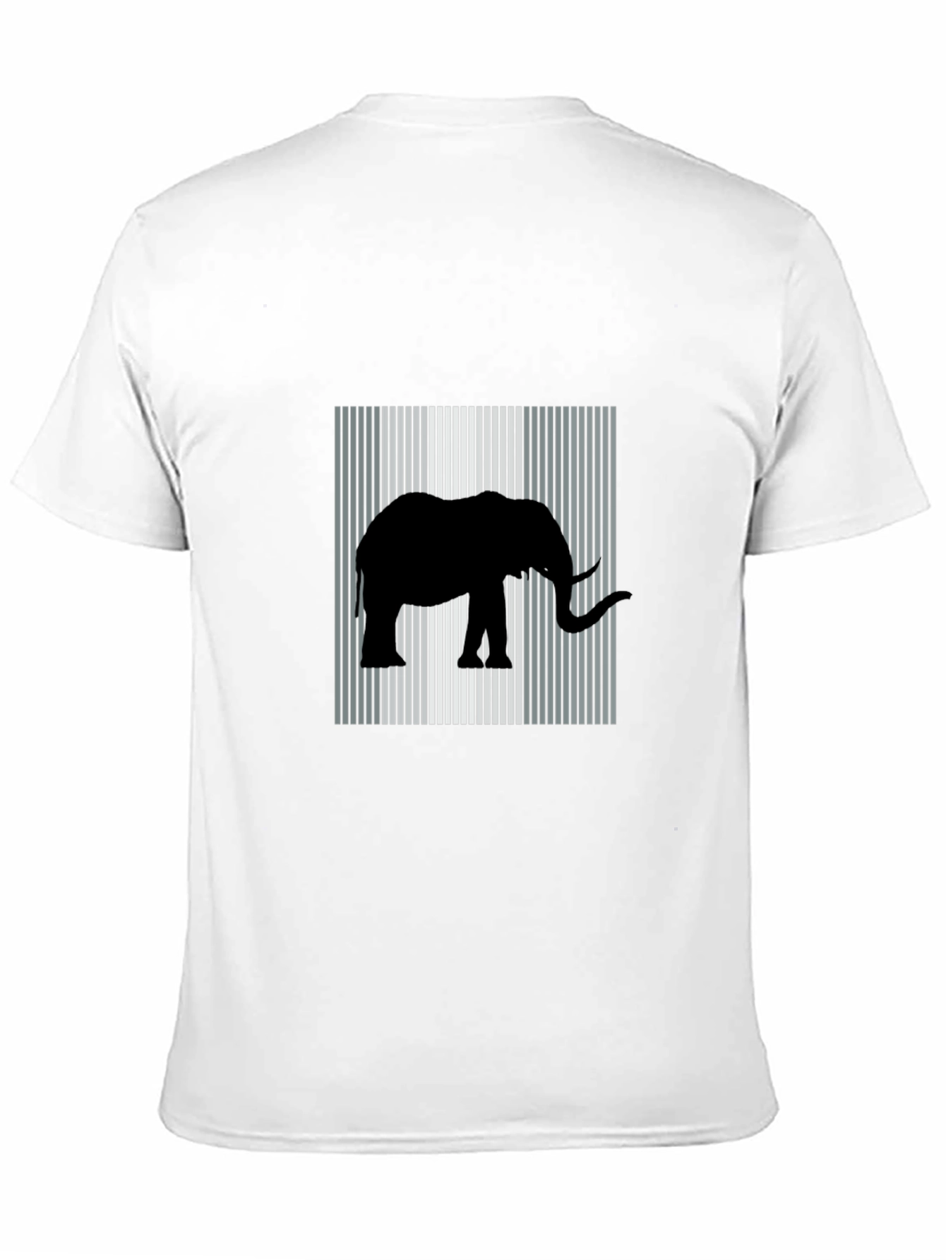 Elephant Silhouette Graphic T-Shirt