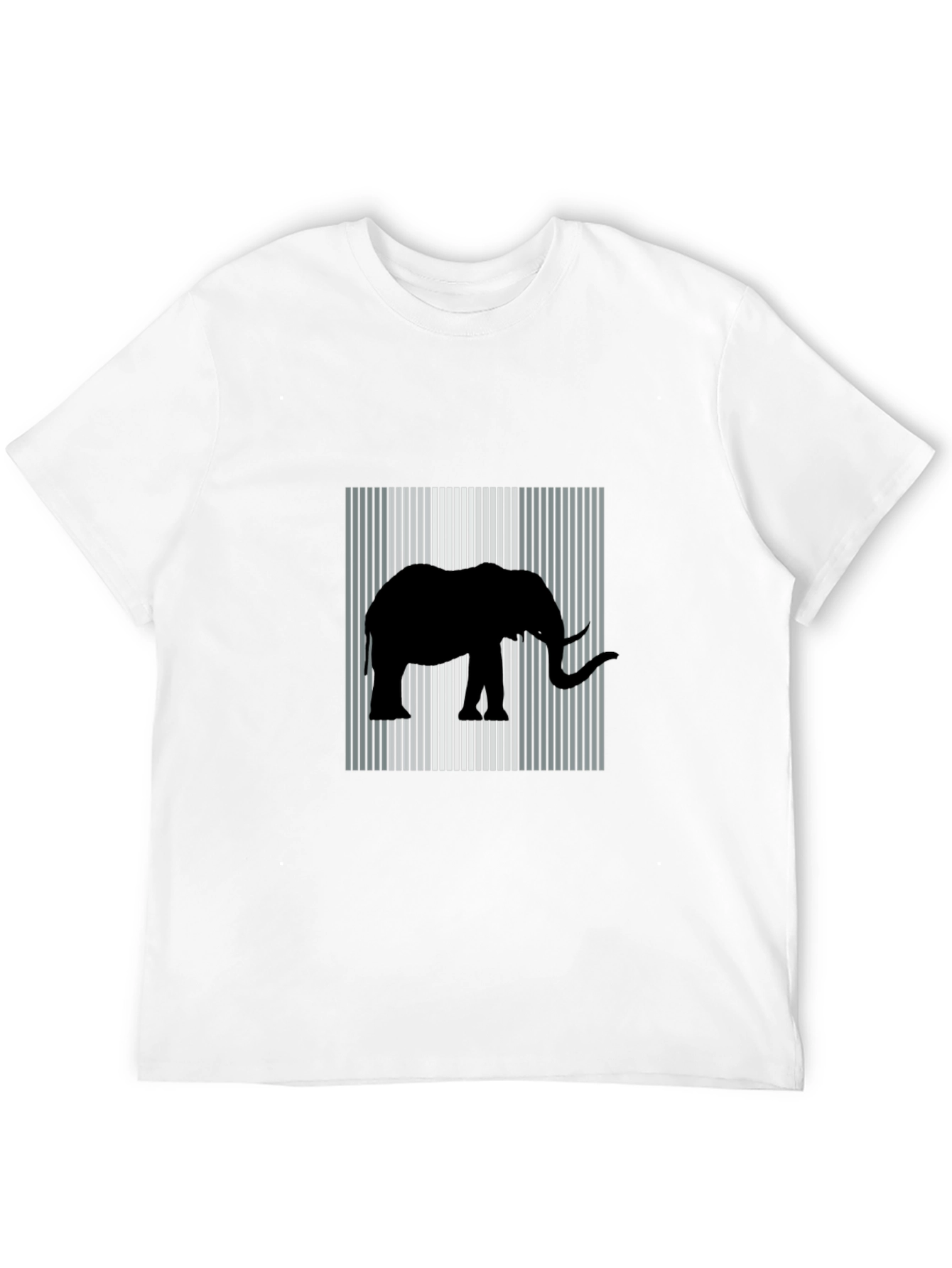 Elephant Silhouette Graphic T-Shirt