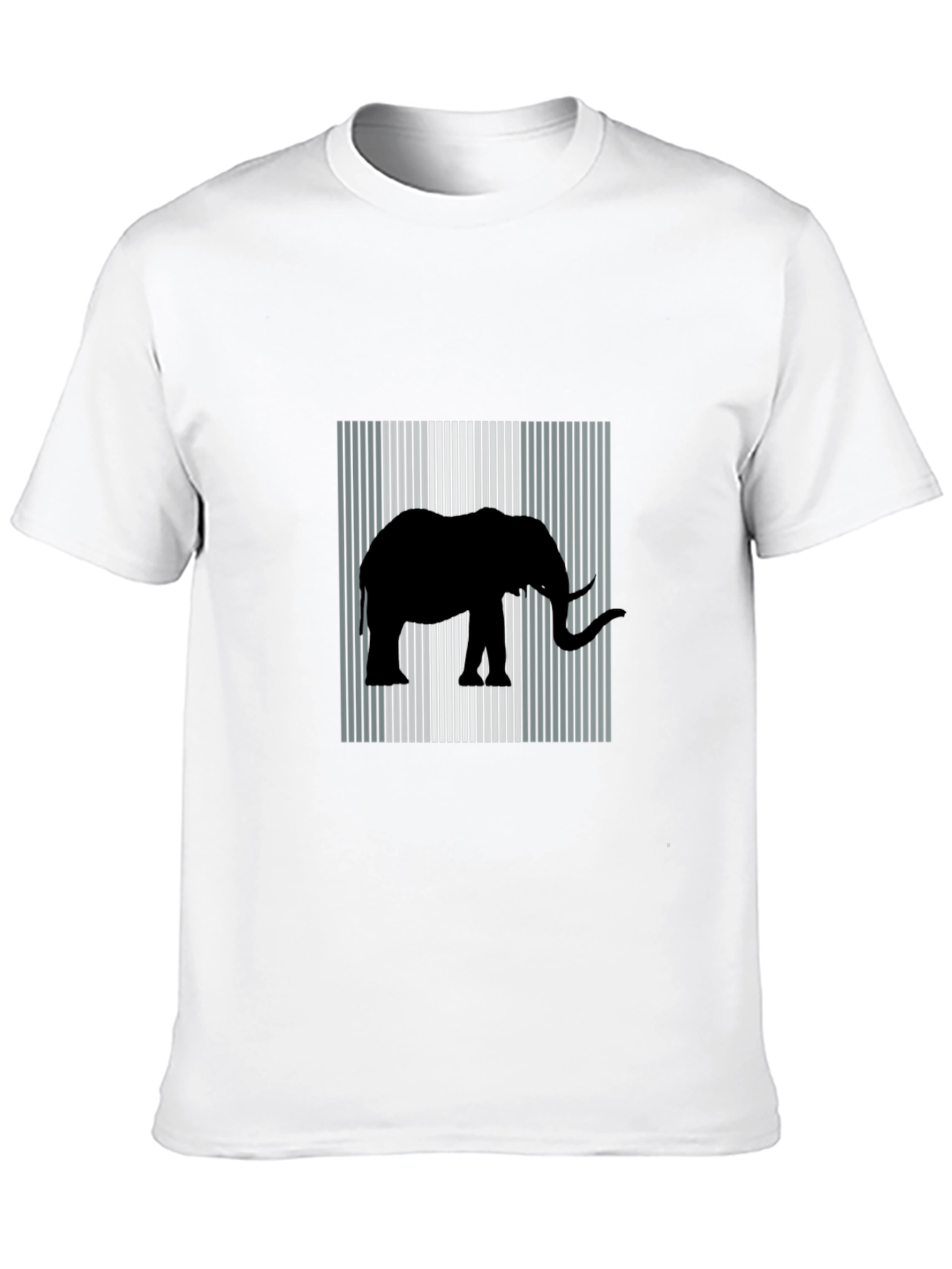 Elephant Silhouette Graphic T-Shirt