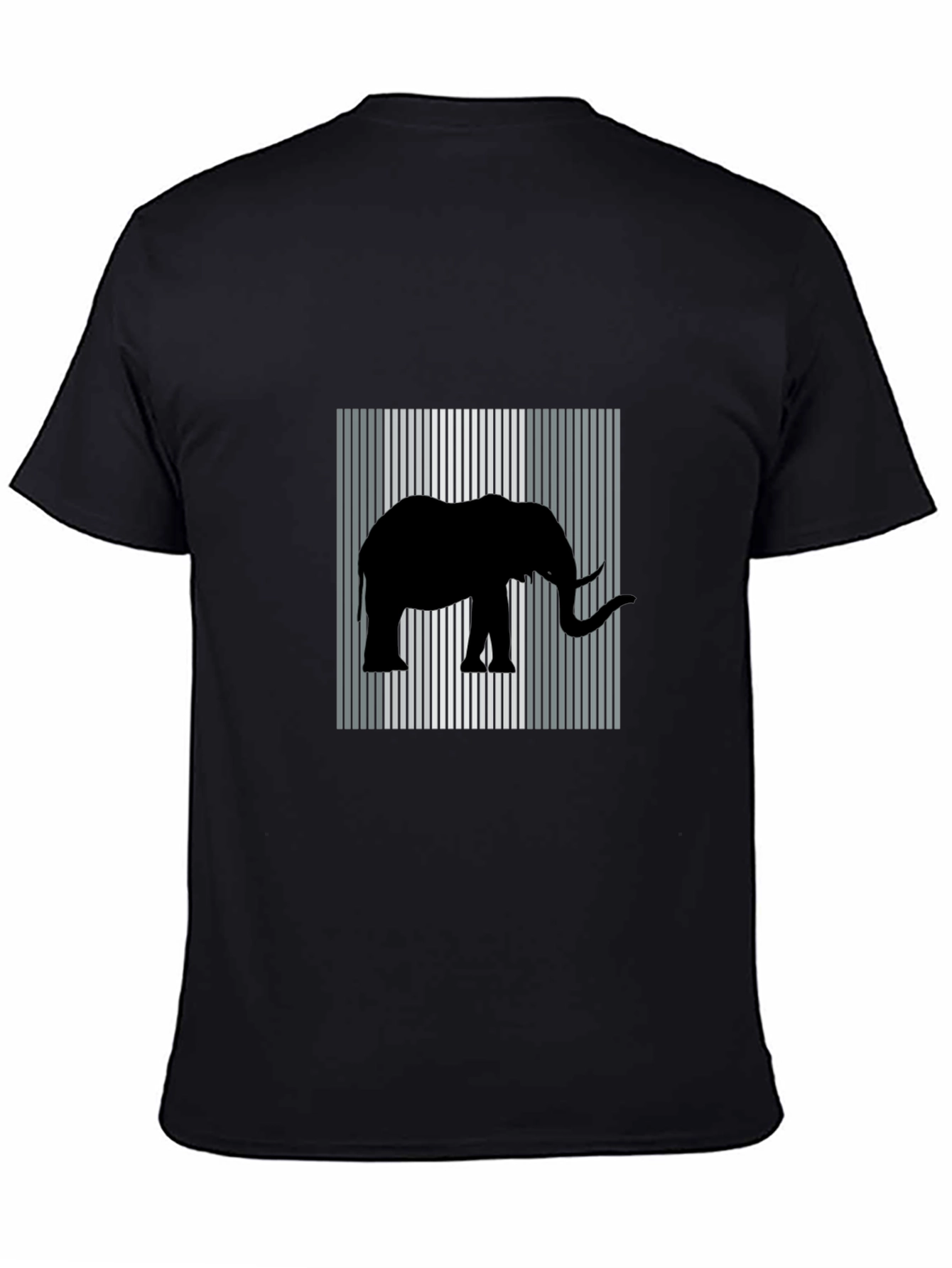 Elephant Silhouette Graphic T-Shirt